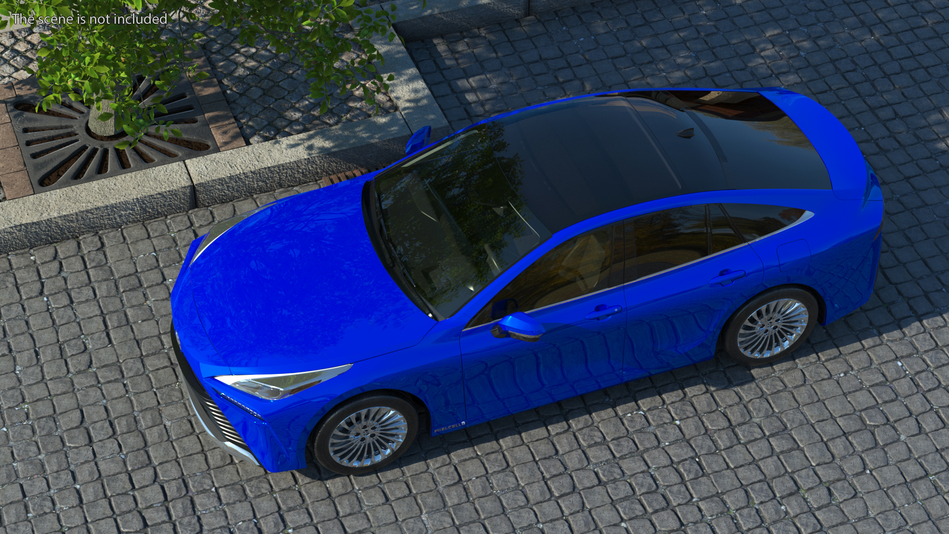 Toyota Mirai Hydrogen Fuel Cell Vehicle Fully Detailed 3D model