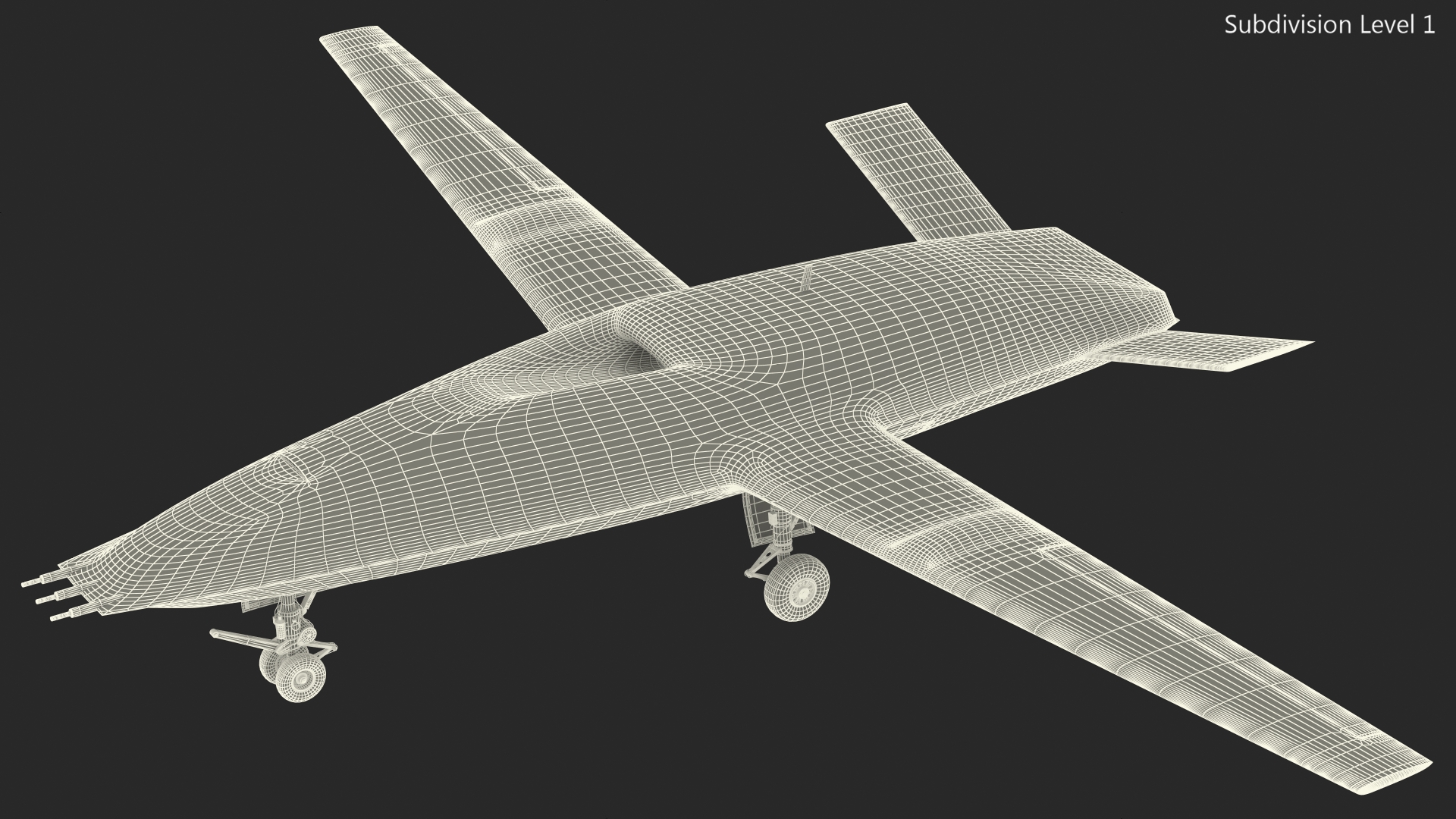 3D Military Drone Rigged