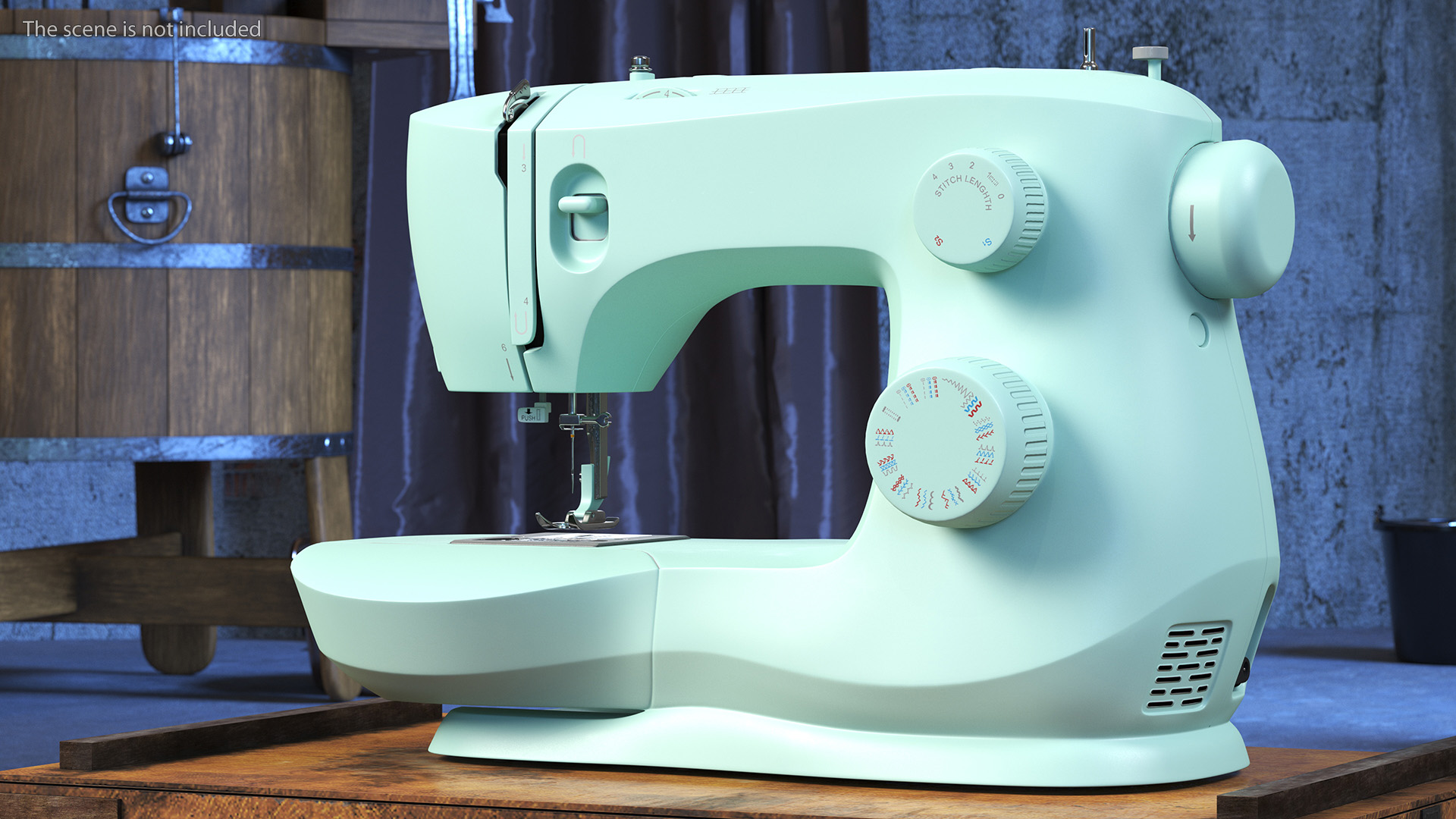 3D model Mechanical Sewing Machine