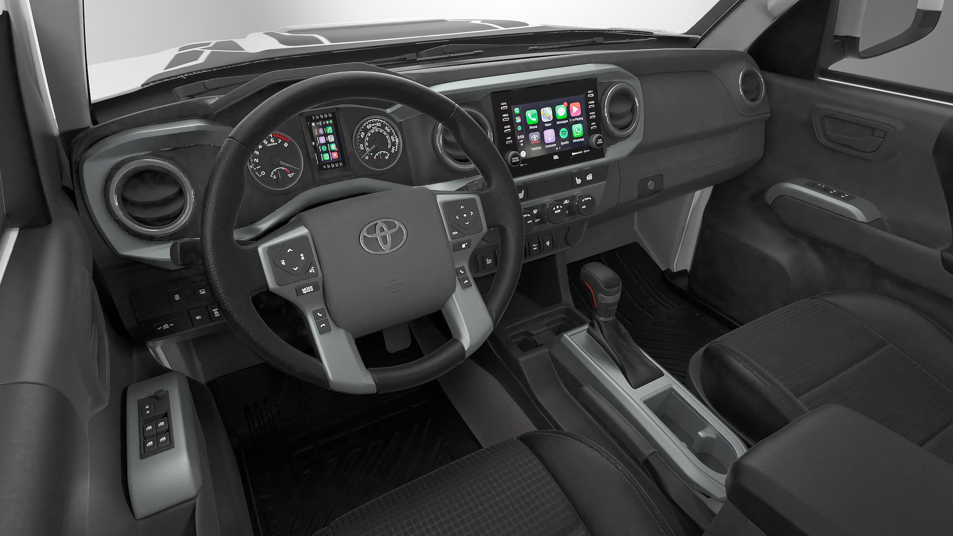 3D Toyota Tacoma TRD Pro Super White 2021 model