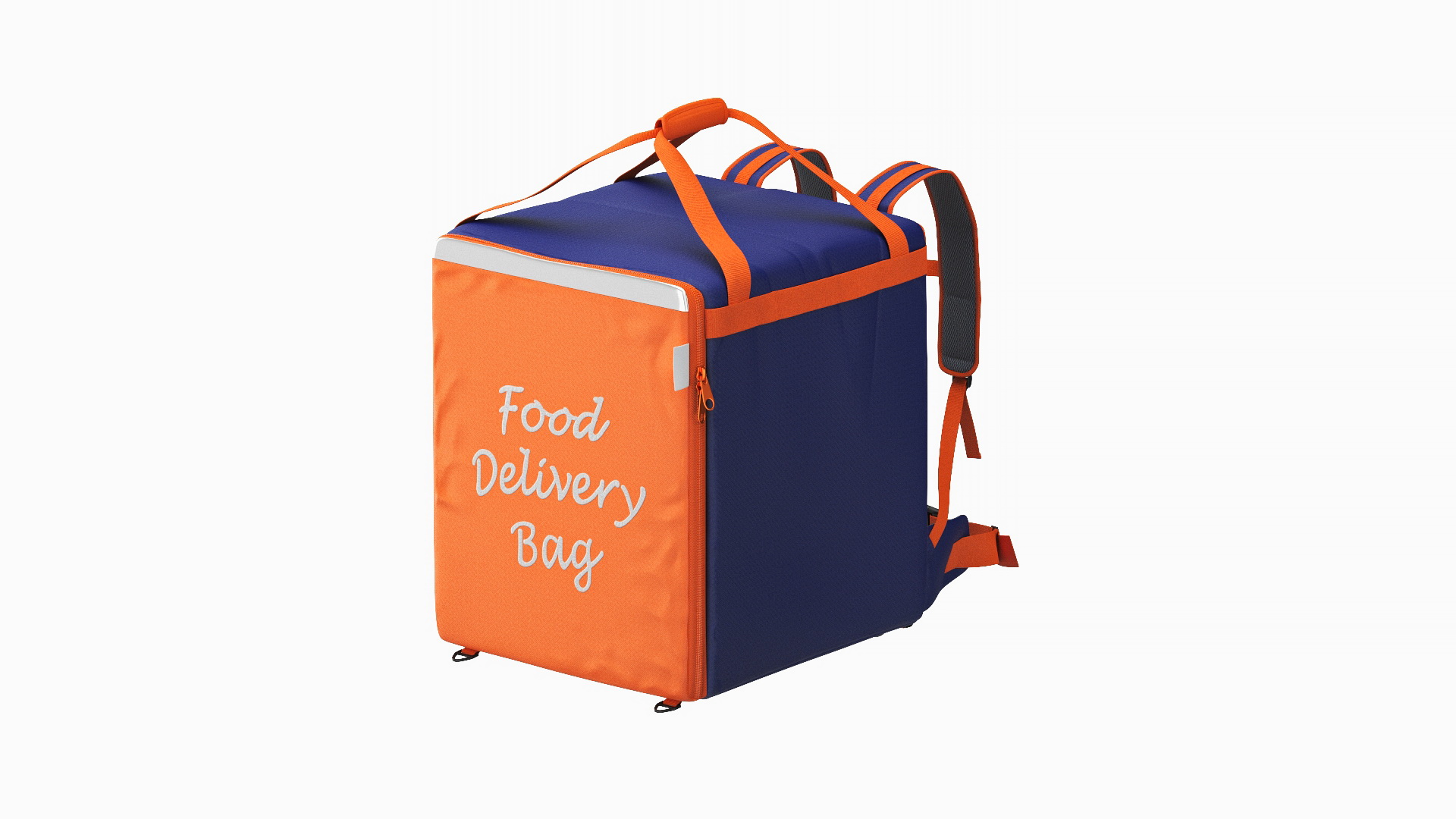 Food Delivery Bag Closed Multicolored 3D