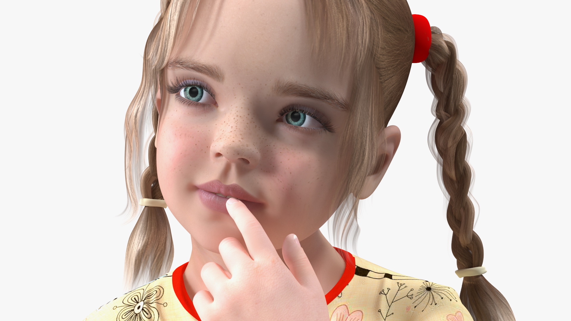 3D model Child Girl