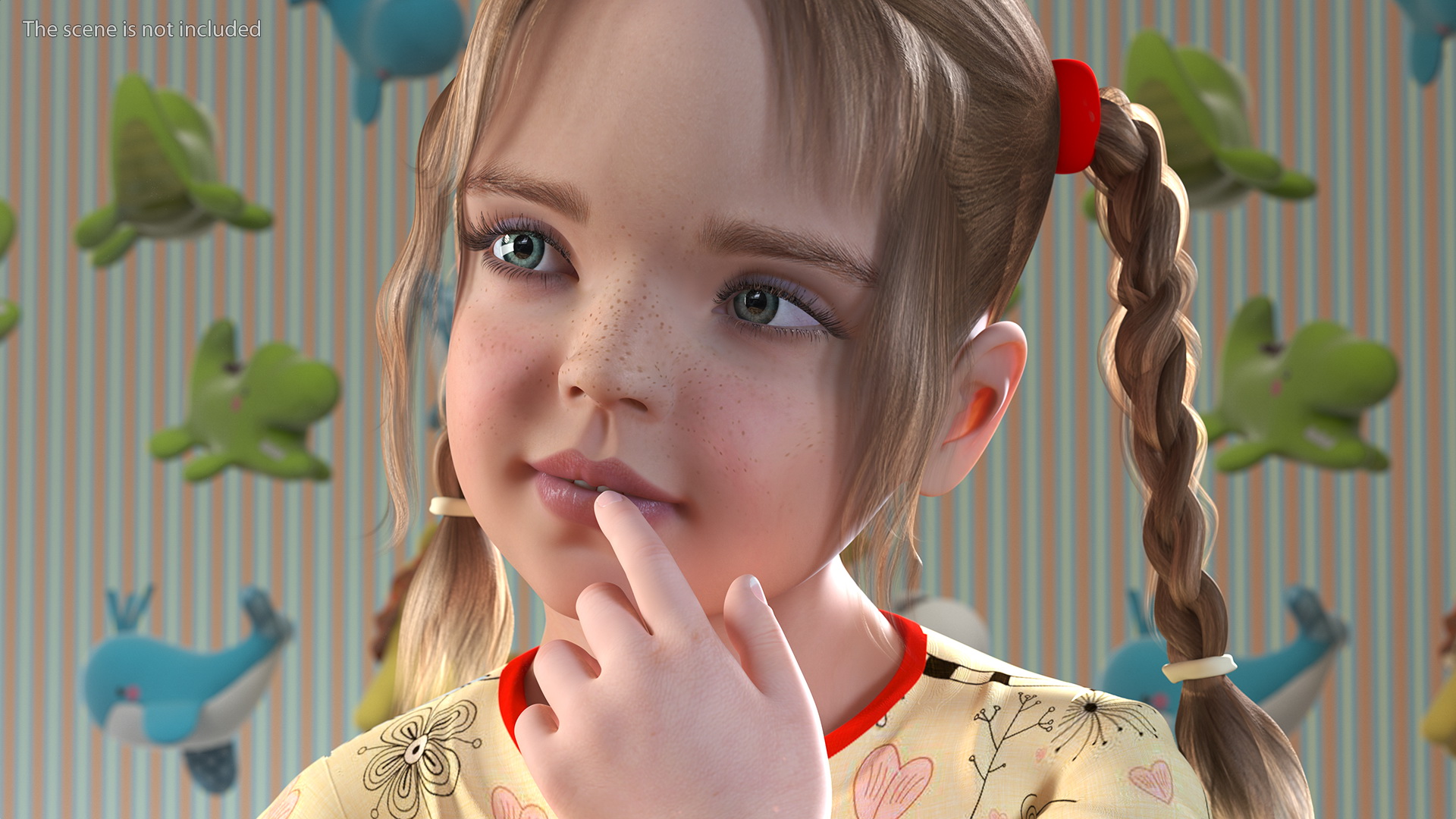 3D model Child Girl