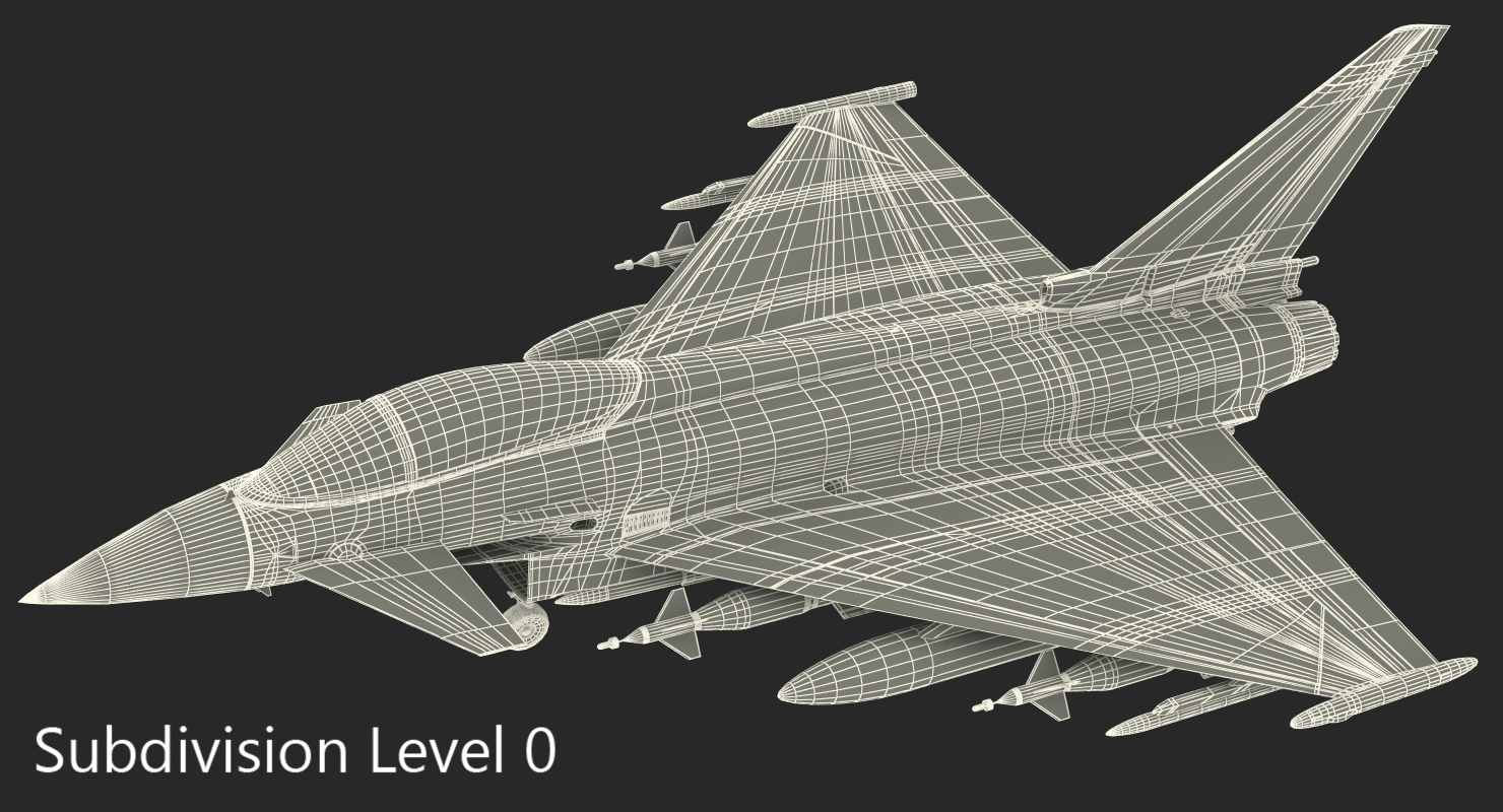 Fighter Eurofighter Typhoon 3D