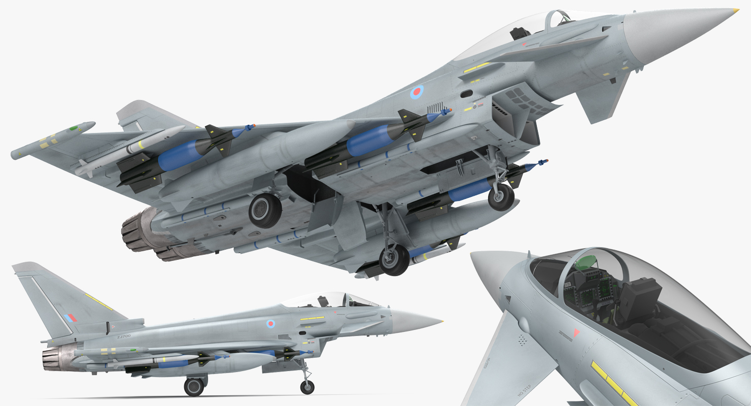 Fighter Eurofighter Typhoon 3D