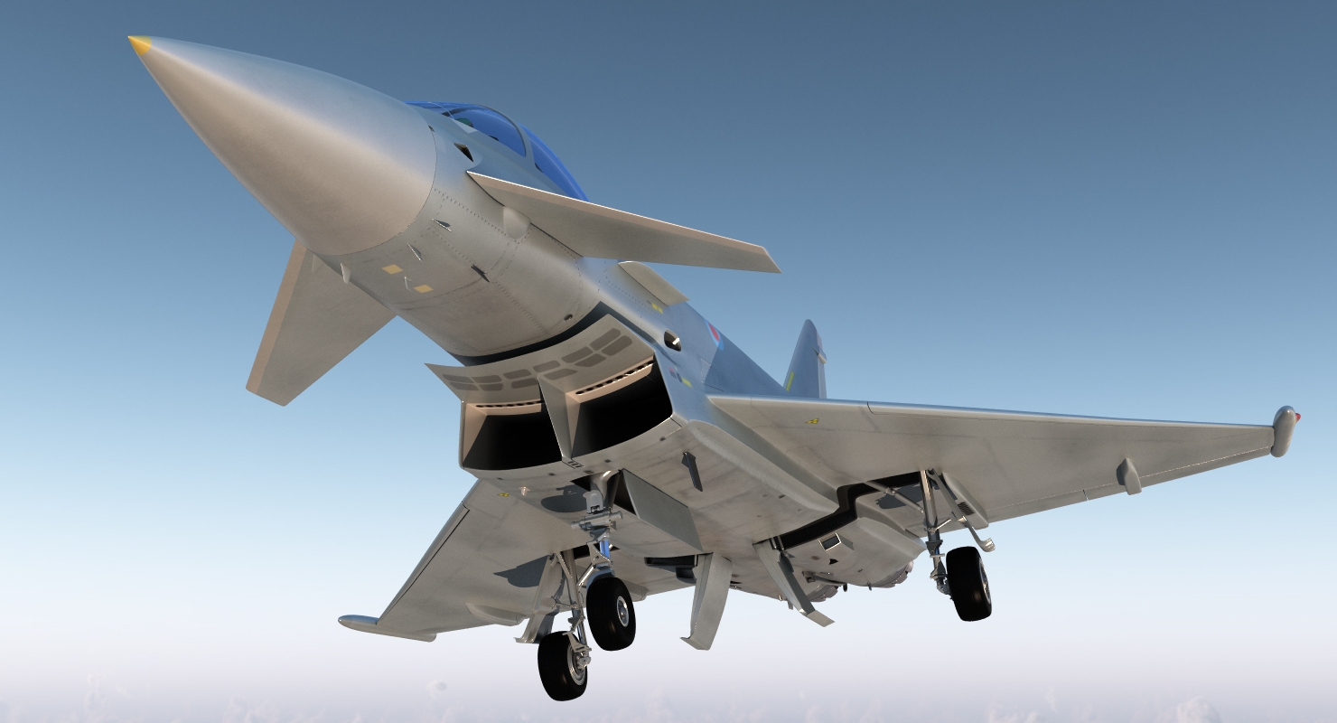 Fighter Eurofighter Typhoon 3D