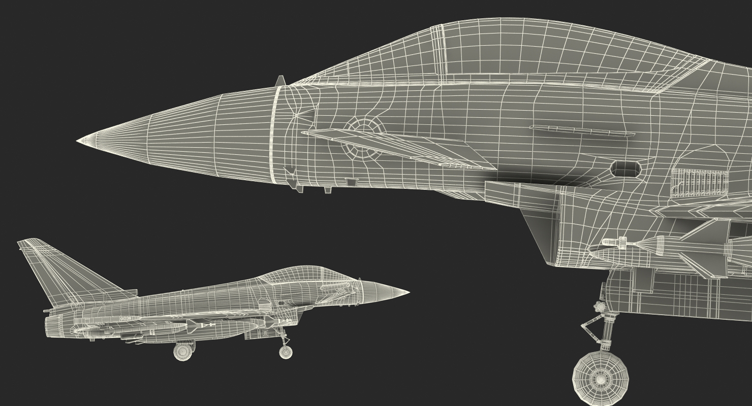 Fighter Eurofighter Typhoon 3D