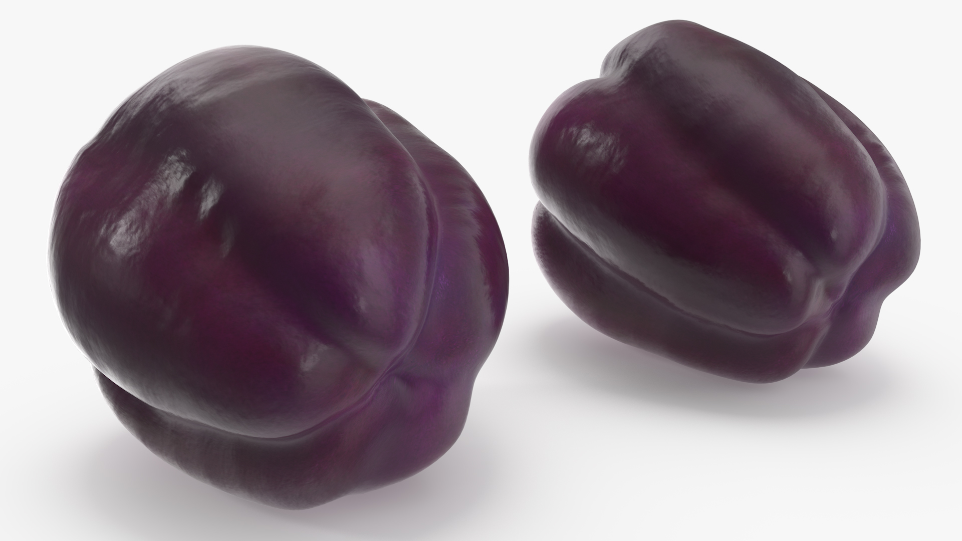 3D model Bell Pepper Purple Beauty