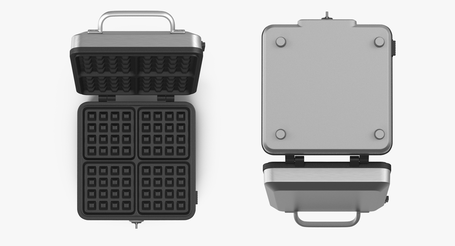 Square Waffle Maker 3D model