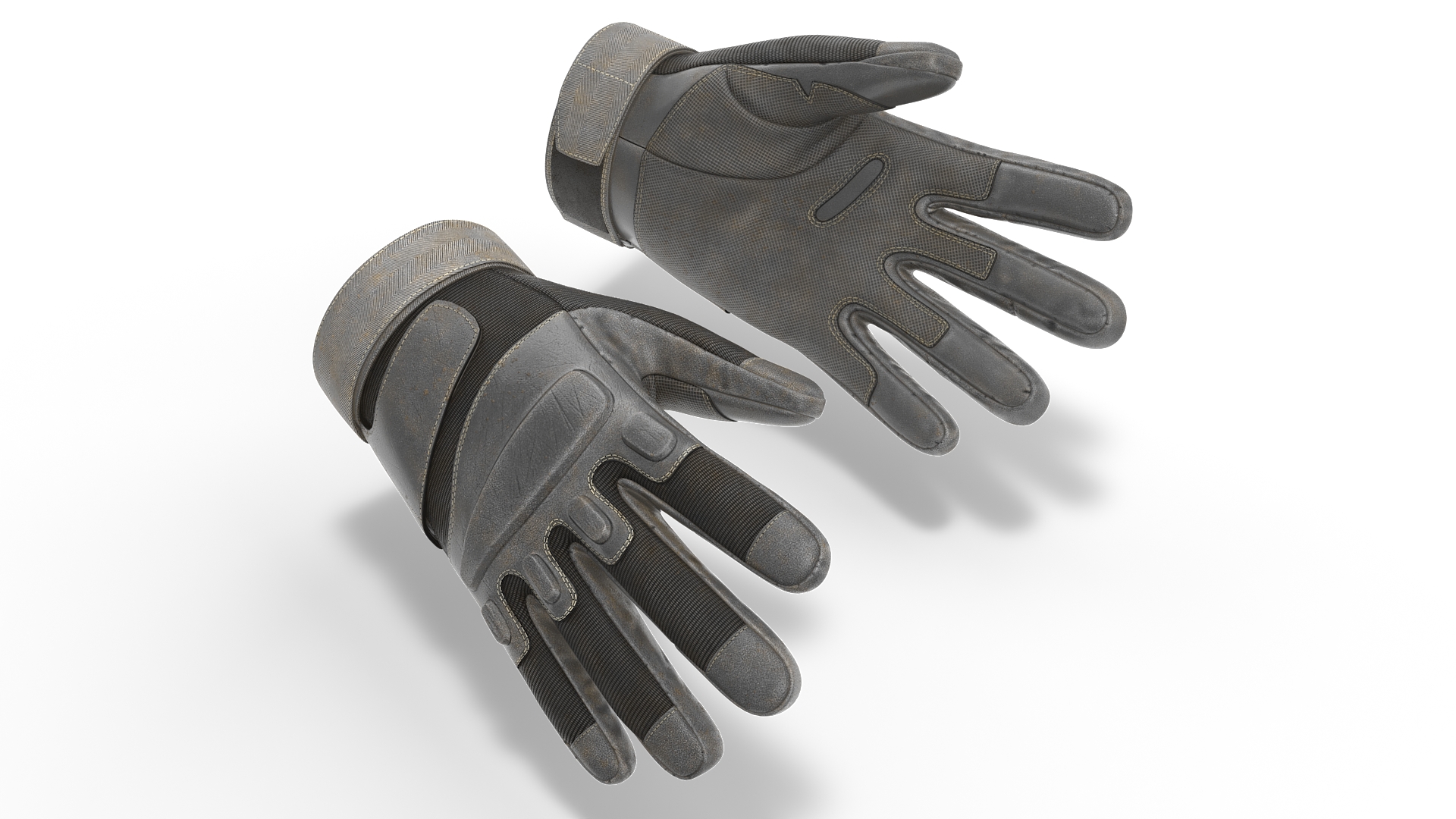 3D model Tactical Gloves Pair