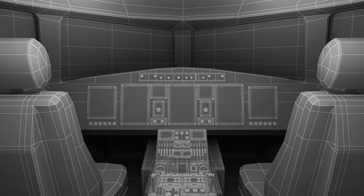 3D Boeing 767 400 with Interior Condor Flugdienst