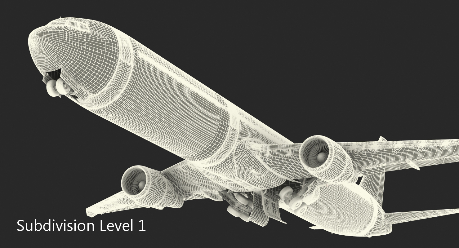 3D Boeing 767 400 with Interior Condor Flugdienst