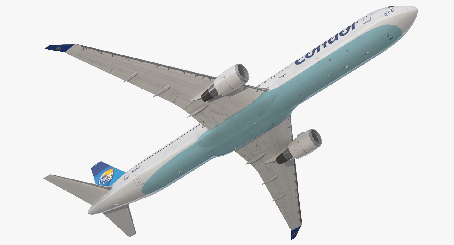 3D Boeing 767 400 with Interior Condor Flugdienst