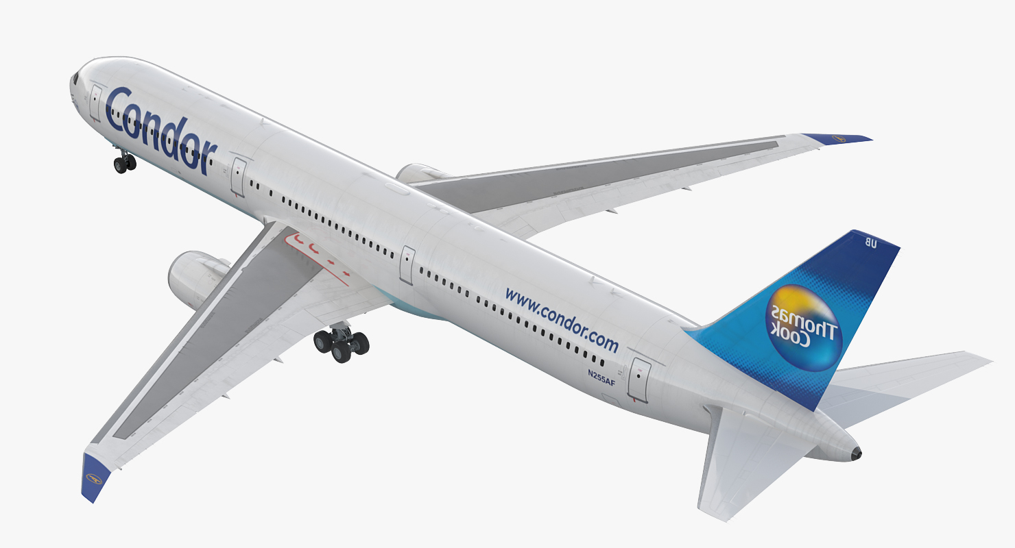 3D Boeing 767 400 with Interior Condor Flugdienst