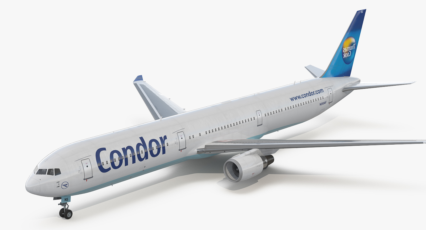 3D Boeing 767 400 with Interior Condor Flugdienst