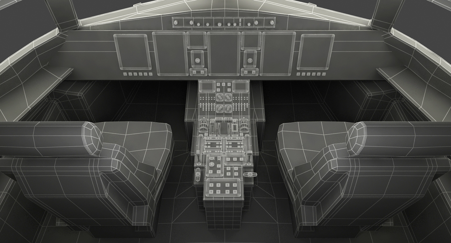 3D Boeing 767 400 with Interior Condor Flugdienst