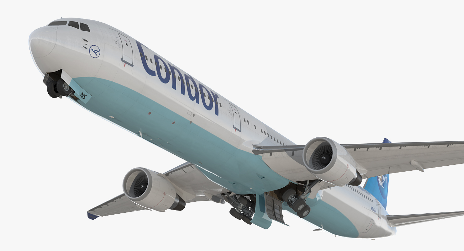 3D Boeing 767 400 with Interior Condor Flugdienst