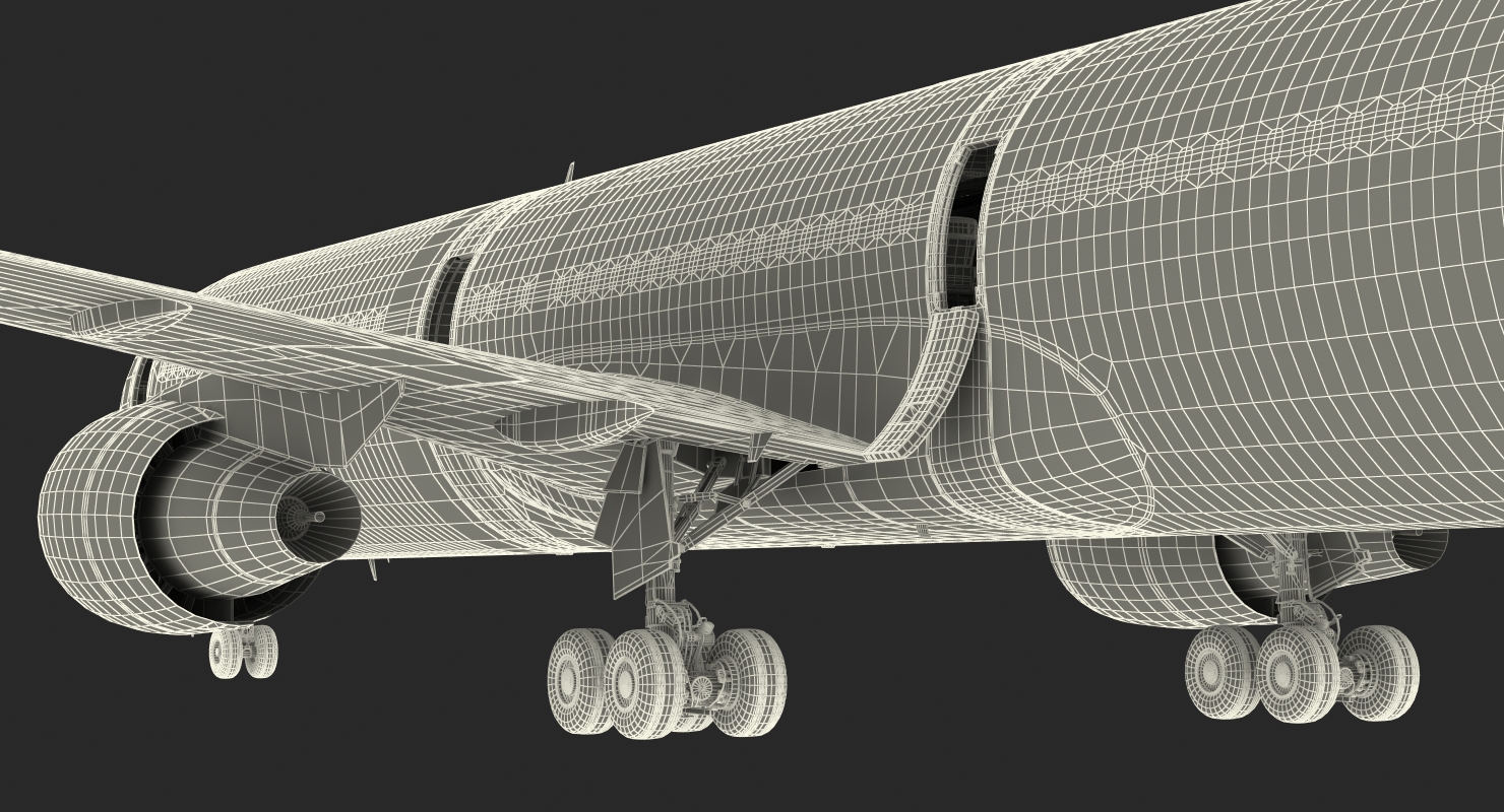 3D Boeing 767 400 with Interior Condor Flugdienst