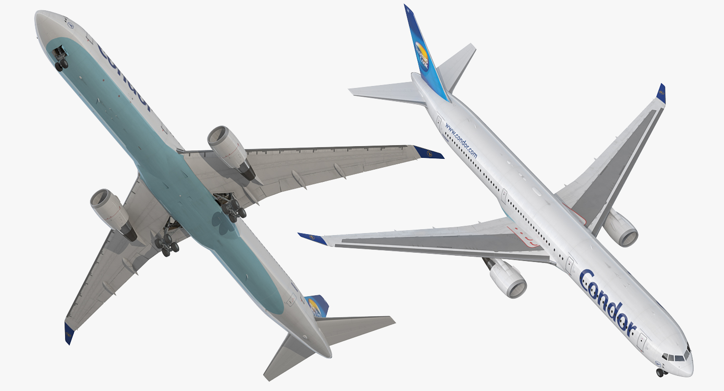 3D Boeing 767 400 with Interior Condor Flugdienst