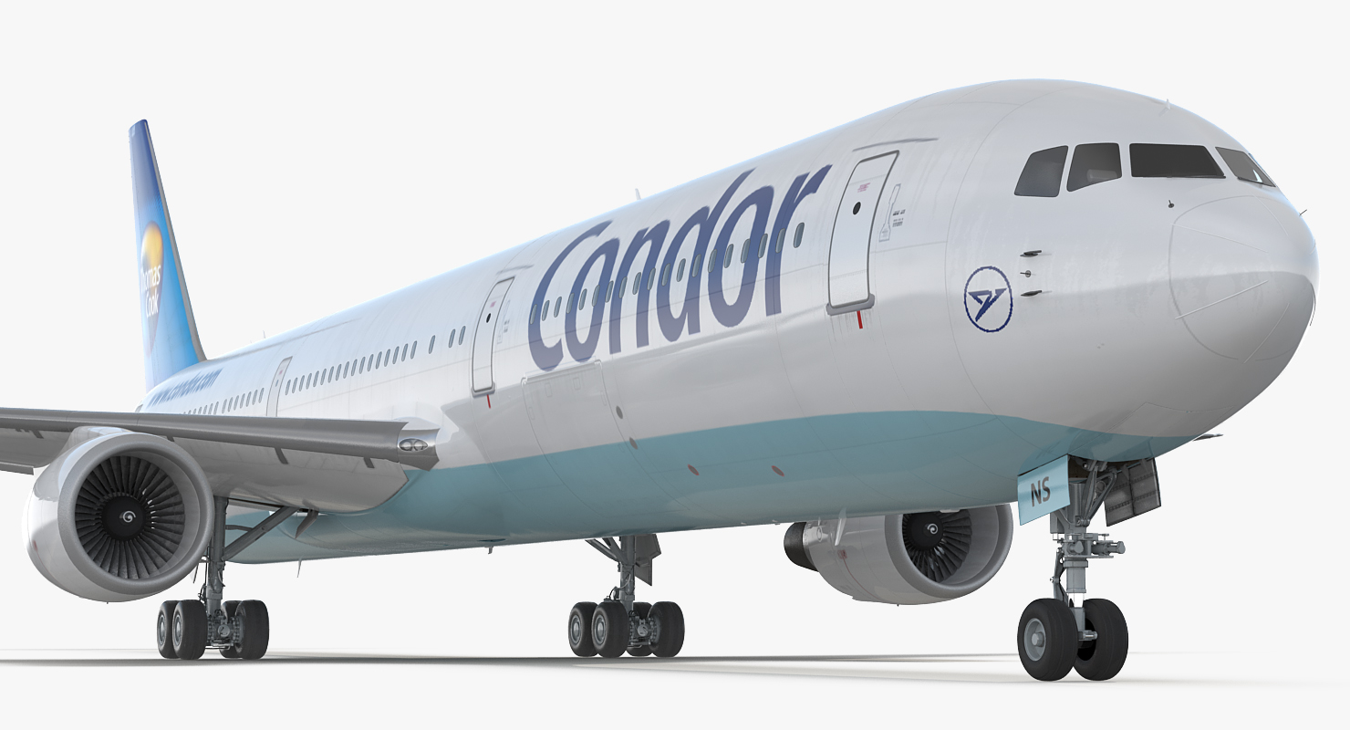 3D Boeing 767 400 with Interior Condor Flugdienst