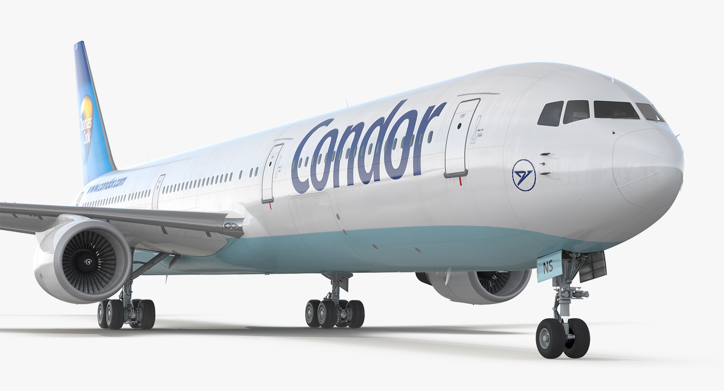 3D Boeing 767 400 with Interior Condor Flugdienst