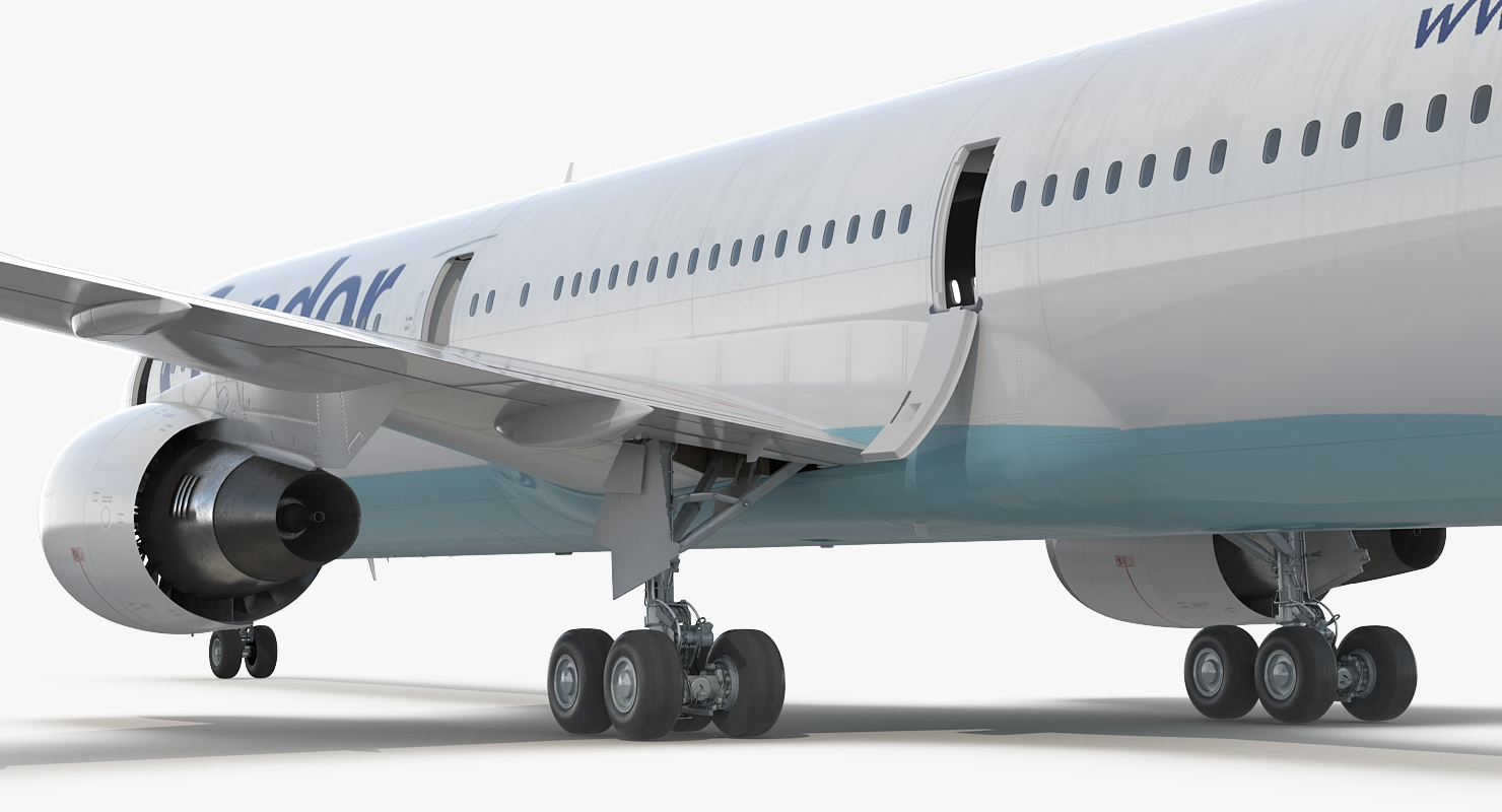 3D Boeing 767 400 with Interior Condor Flugdienst