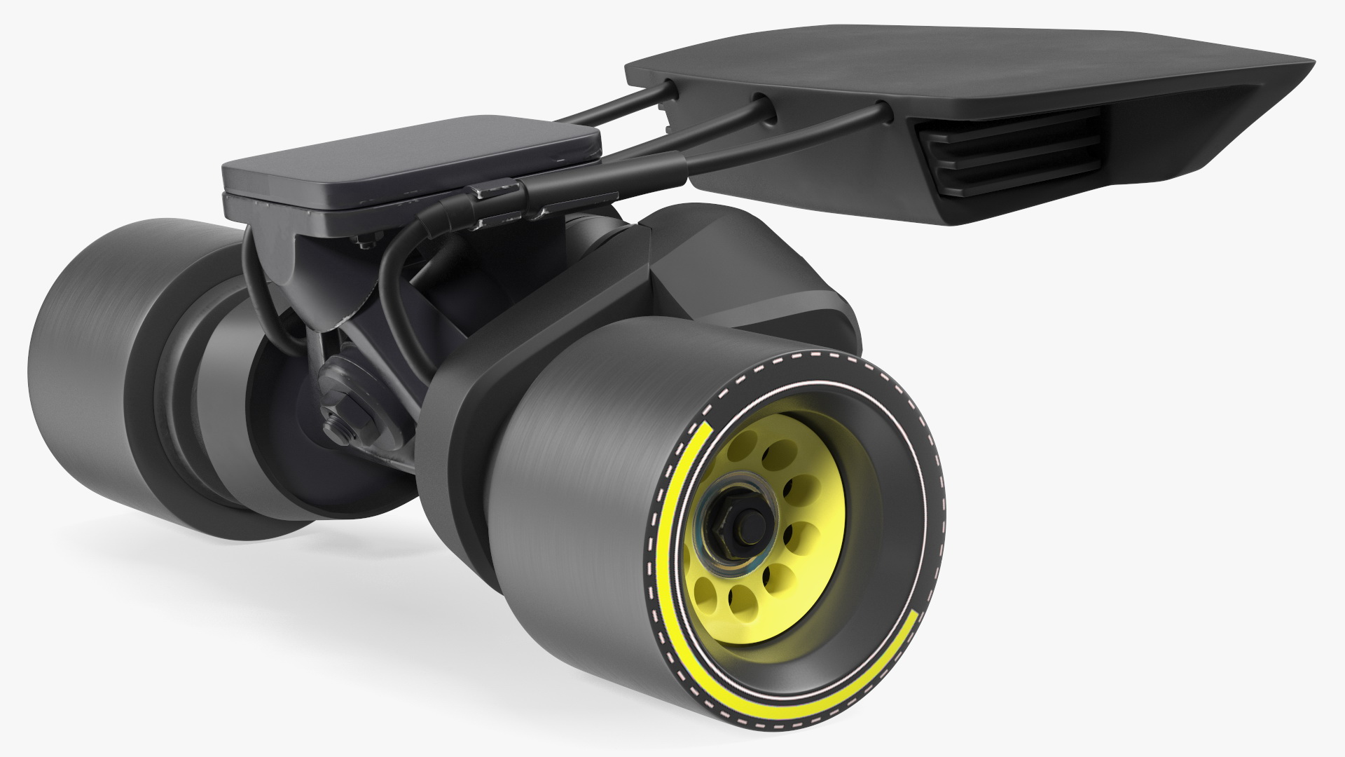 Electric Skateboard Belt Motor Kit 3D model