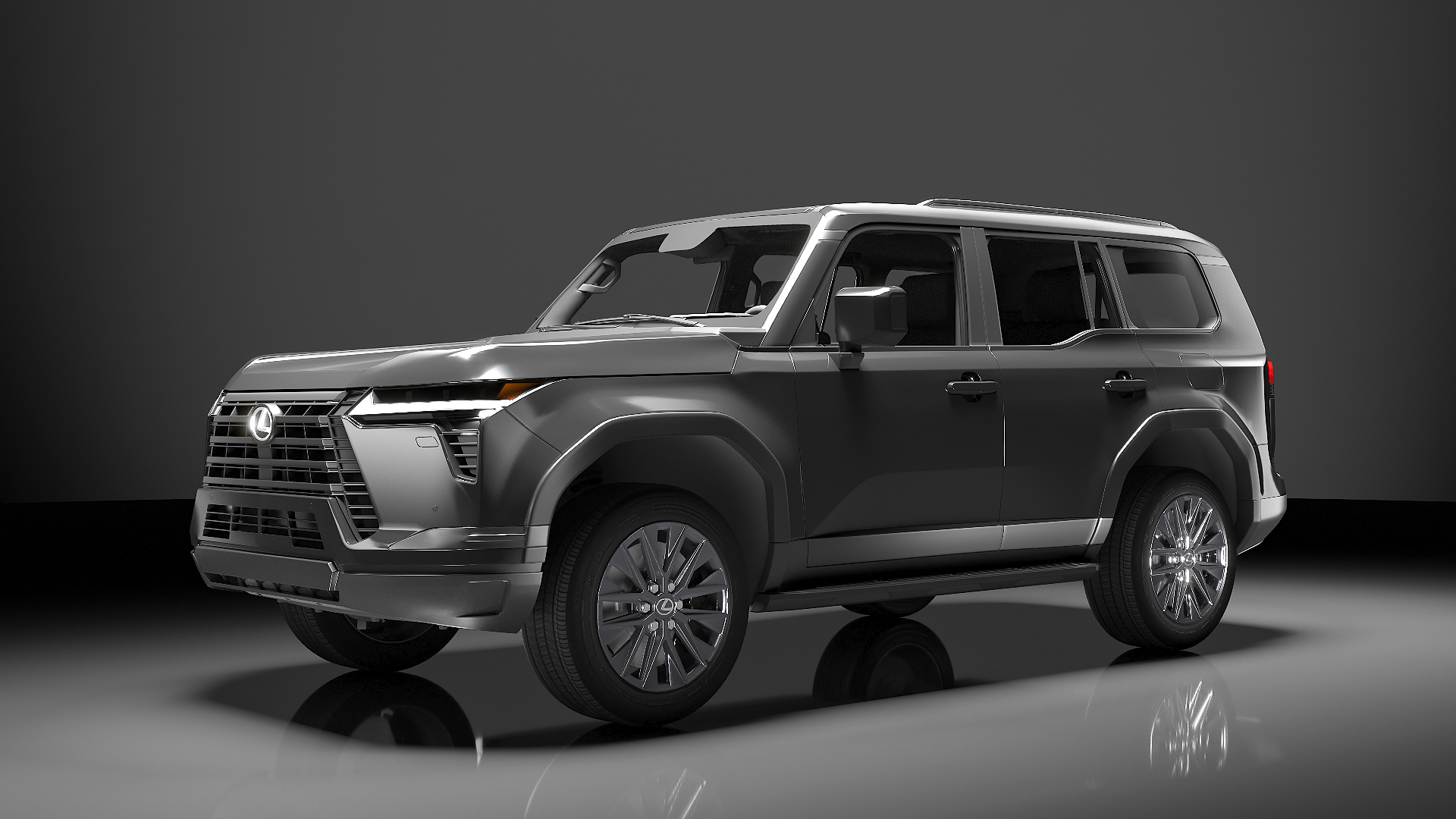 Lexus GX 550 SUV Caviar Black 3D model