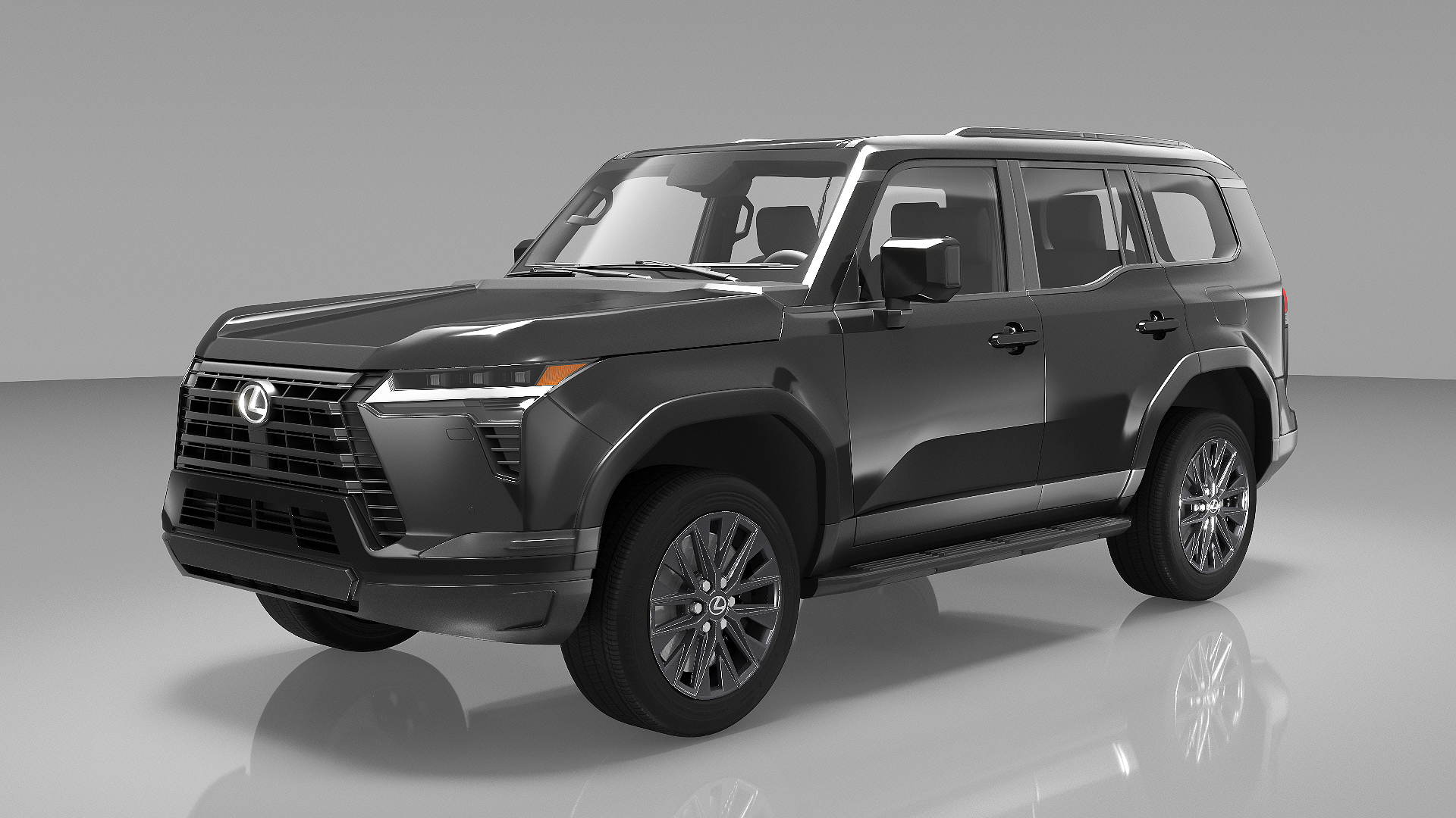 Lexus GX 550 SUV Caviar Black 3D model