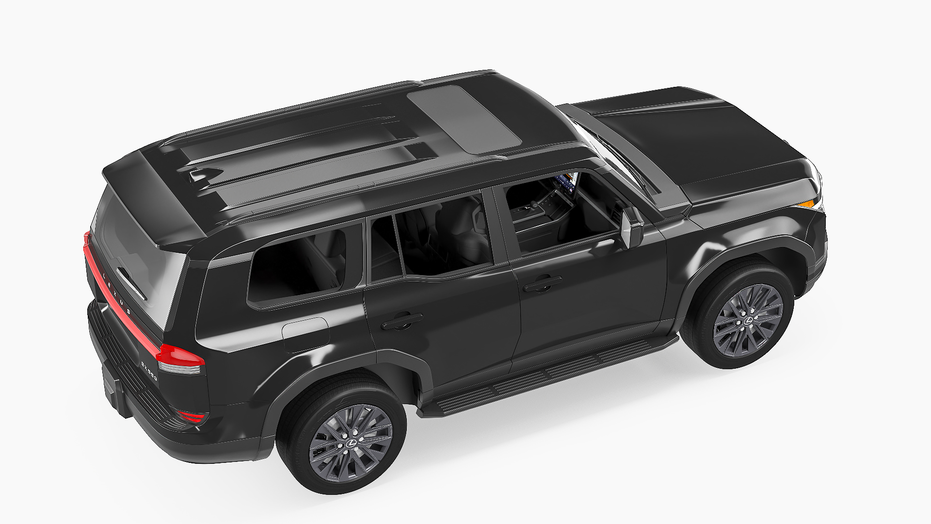 Lexus GX 550 SUV Caviar Black 3D model