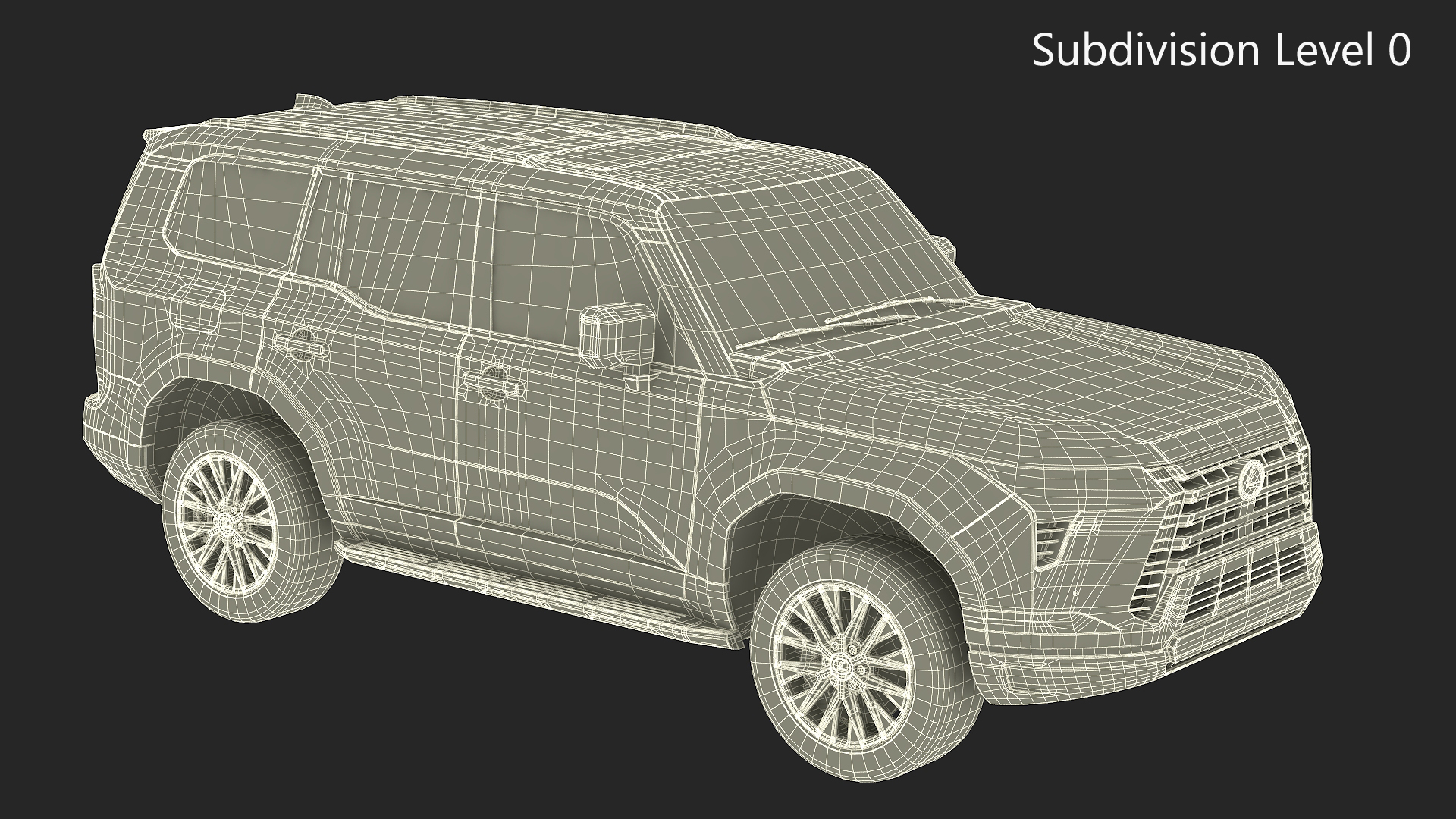 Lexus GX 550 SUV Caviar Black 3D model