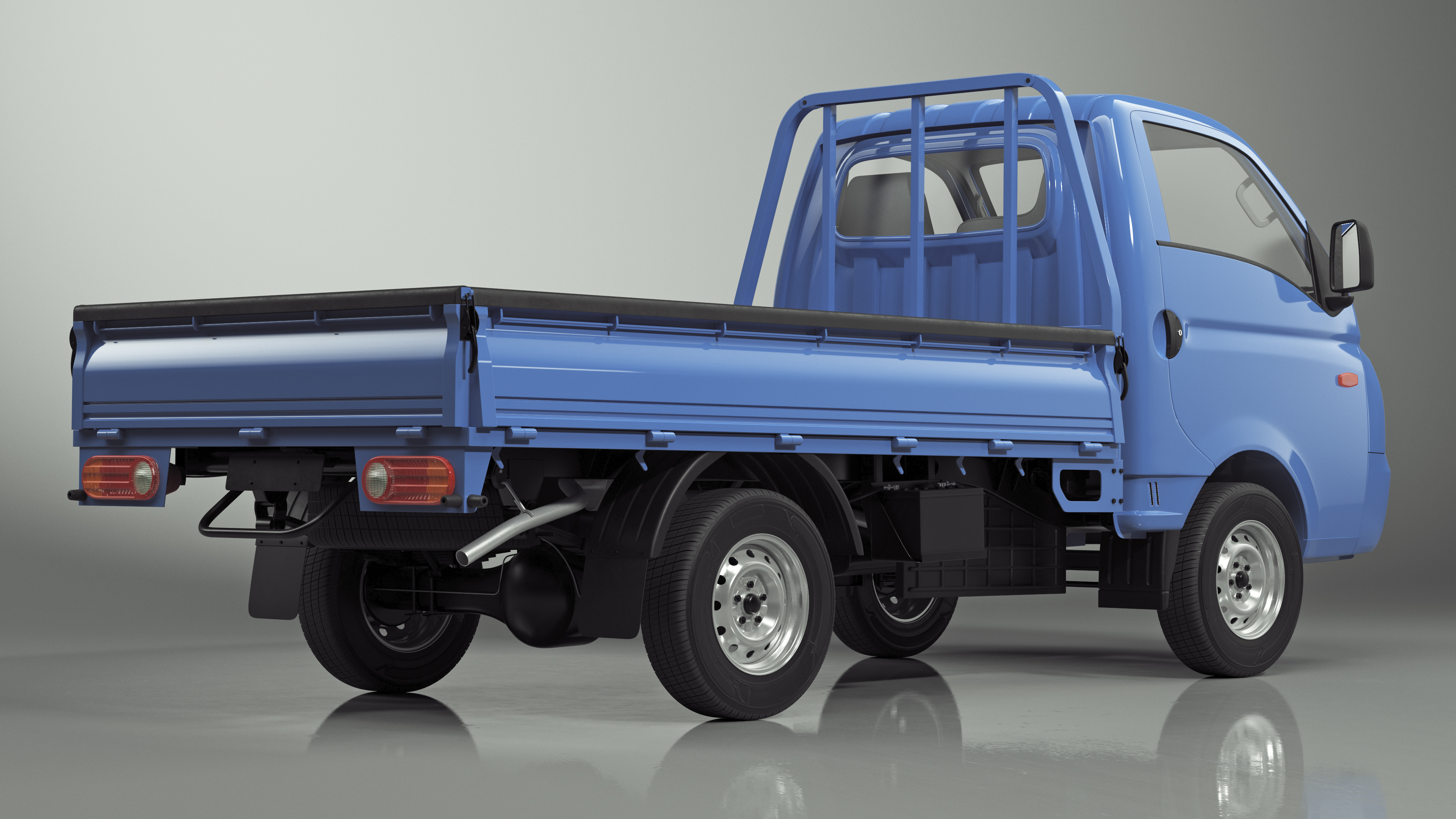 3D Pick Up Truck Blue model