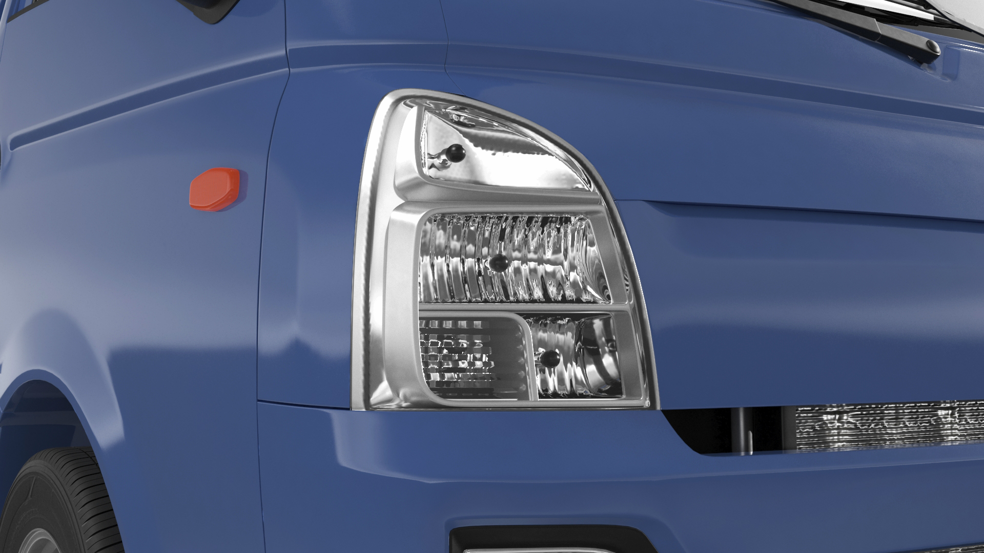 3D Pick Up Truck Blue model