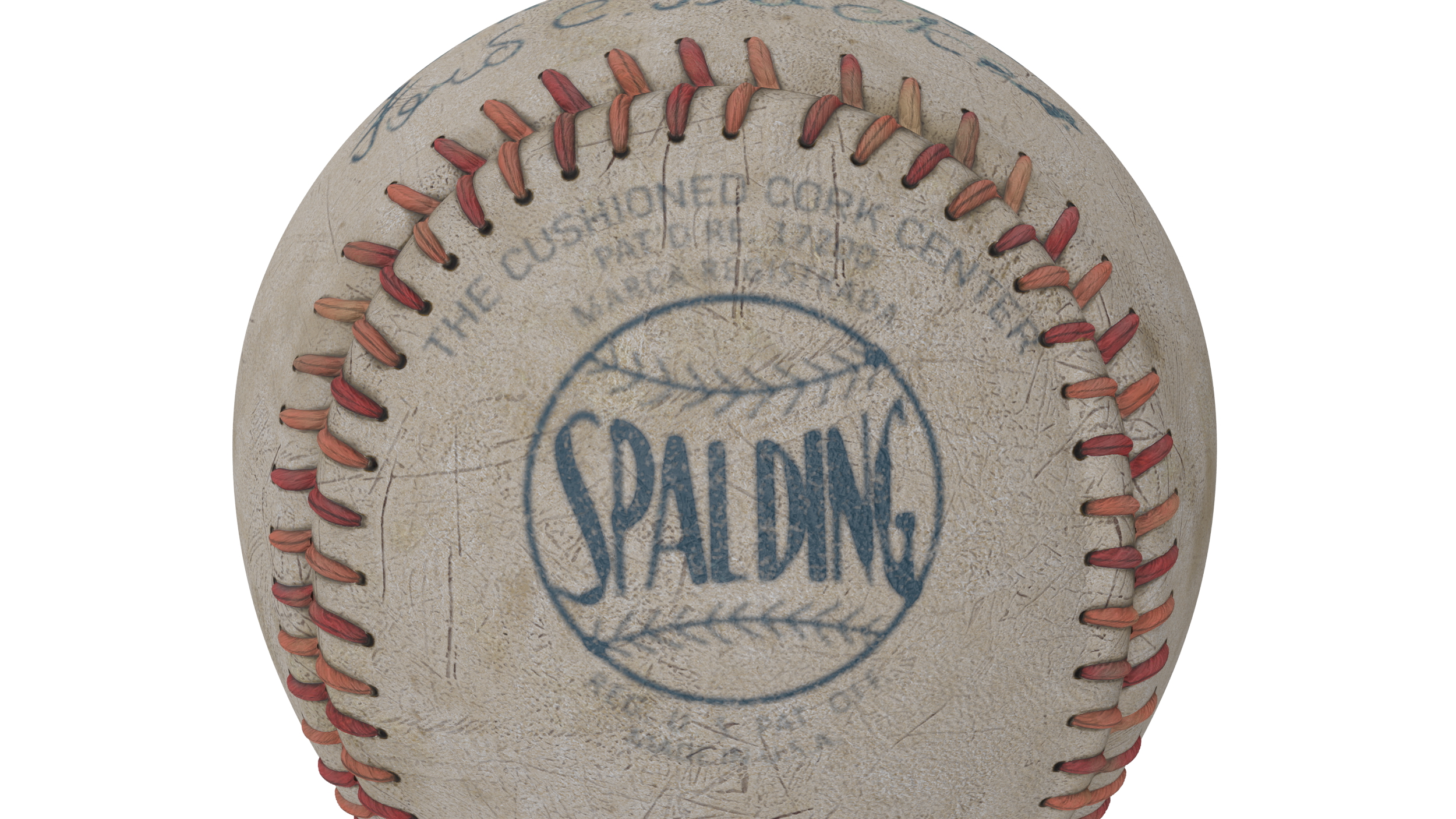 Historical Baseballs set 3D model