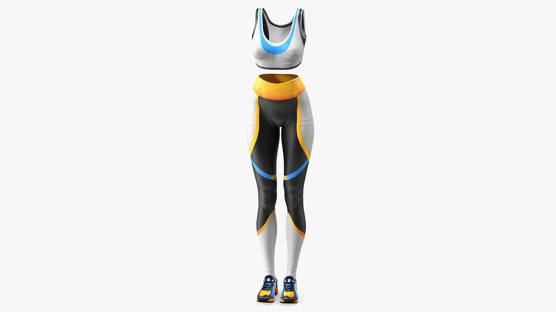 3D Fitness Women Wear model