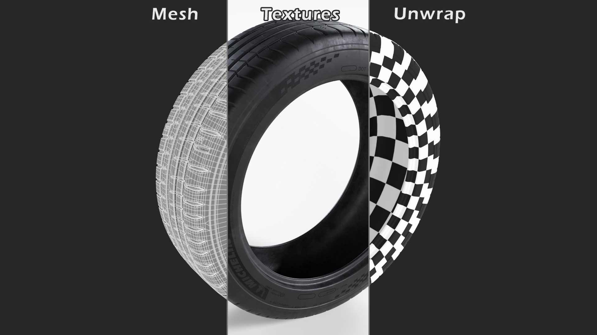 3D model Michelin Pilot Sport5 Car Tire