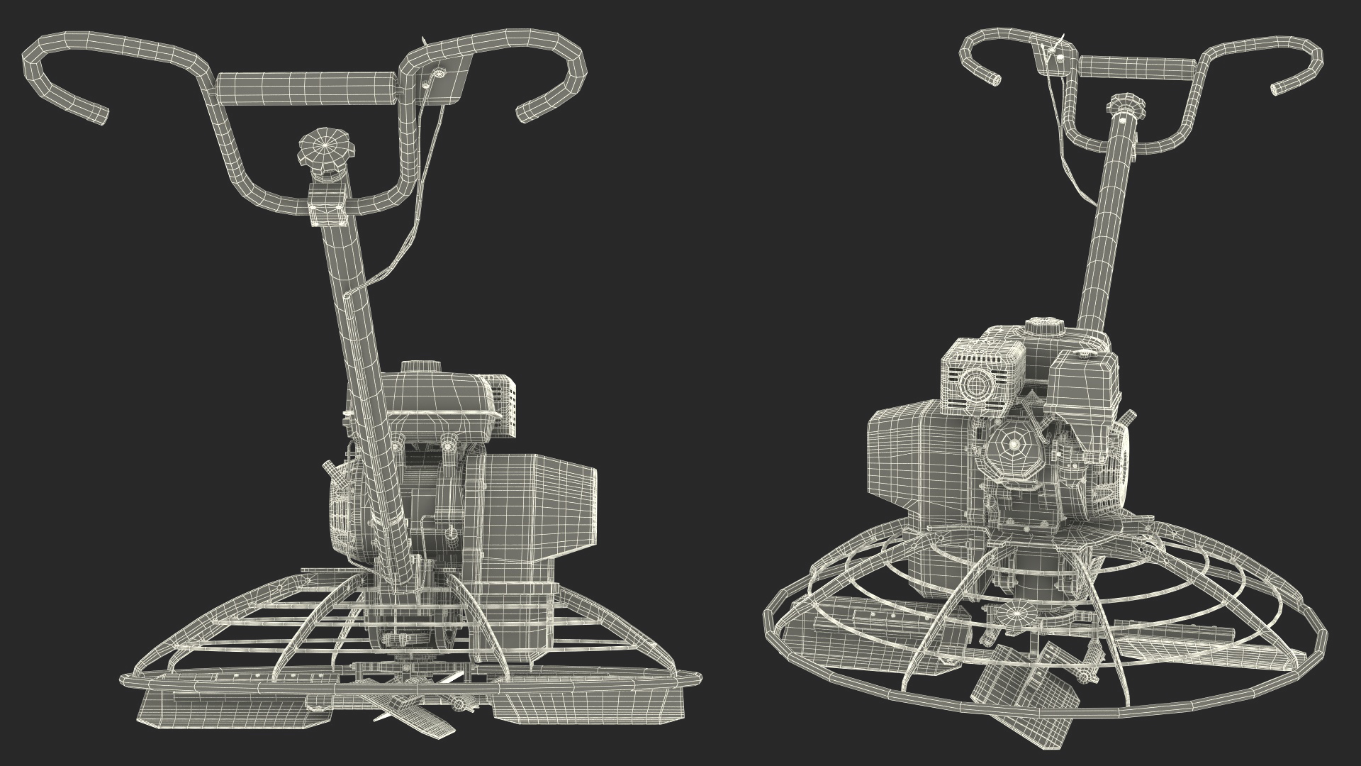 3D model Power Trowel Husqvarna CT