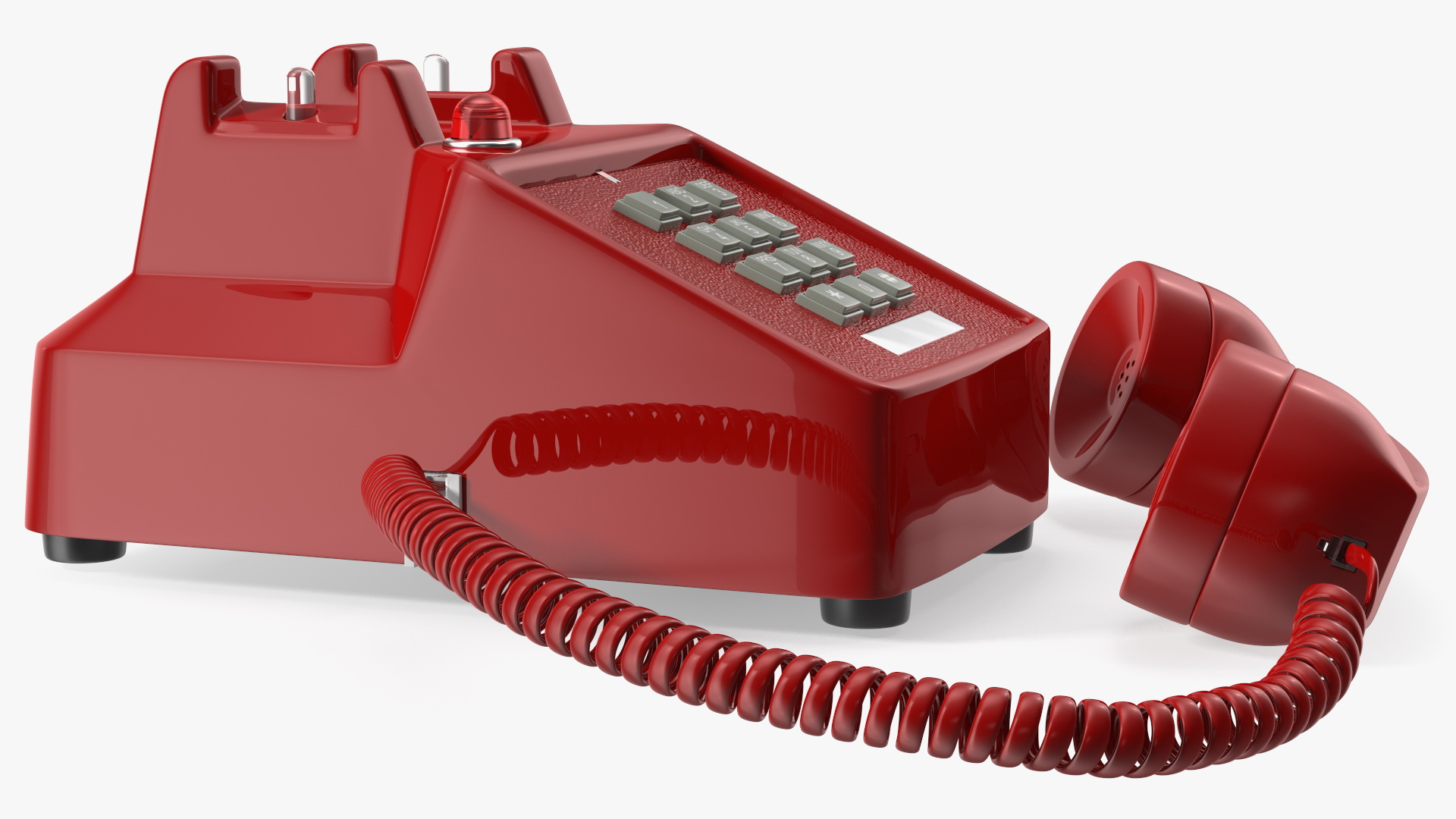 3D Bittel Retro Telephone Off Hook