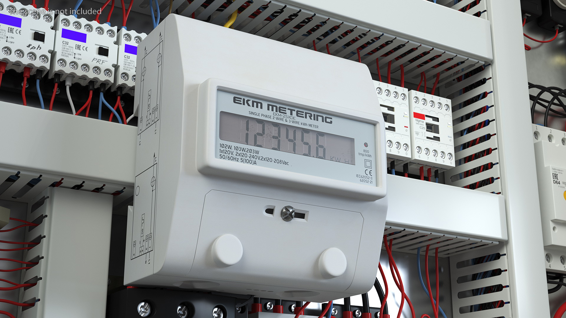 3D model EKM Metering Electricity Meter