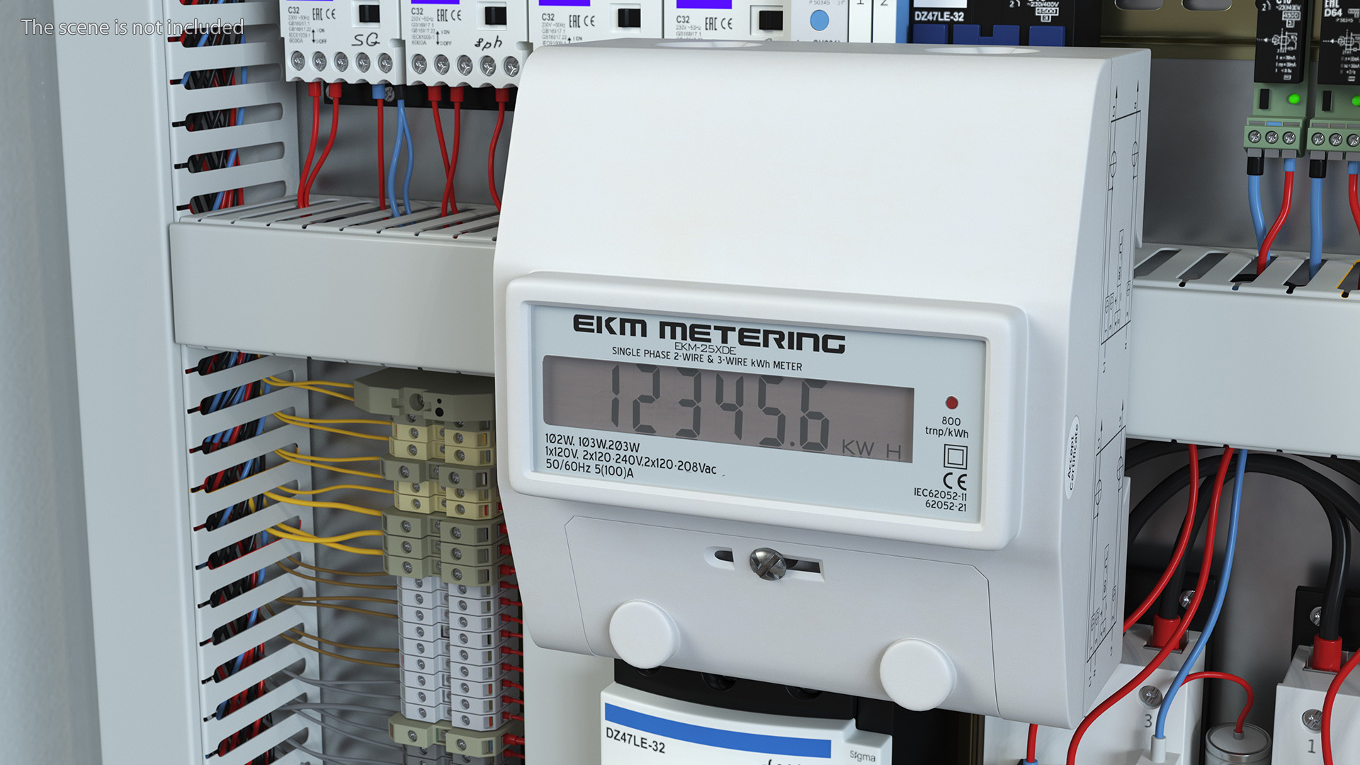 3D model EKM Metering Electricity Meter