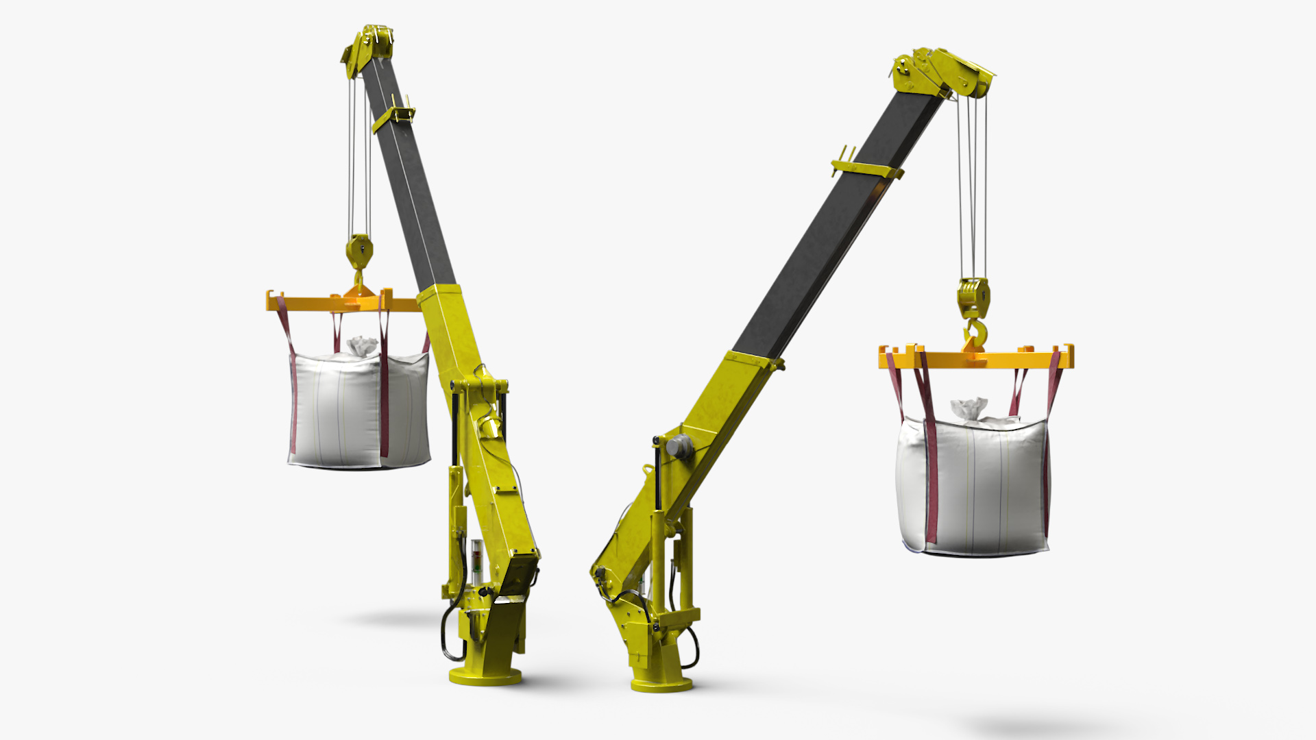 3D Industrial Crane with 1 Ton Bulk Bag