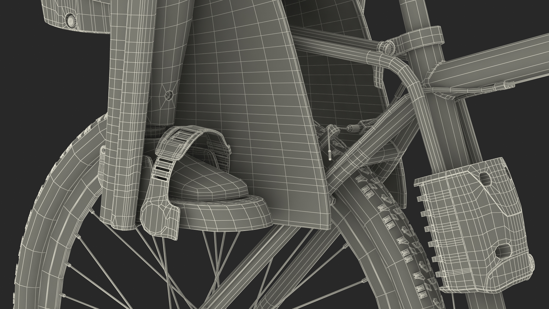 3D Bike with Child Crash Test Dummy in Thule Safety Seat model