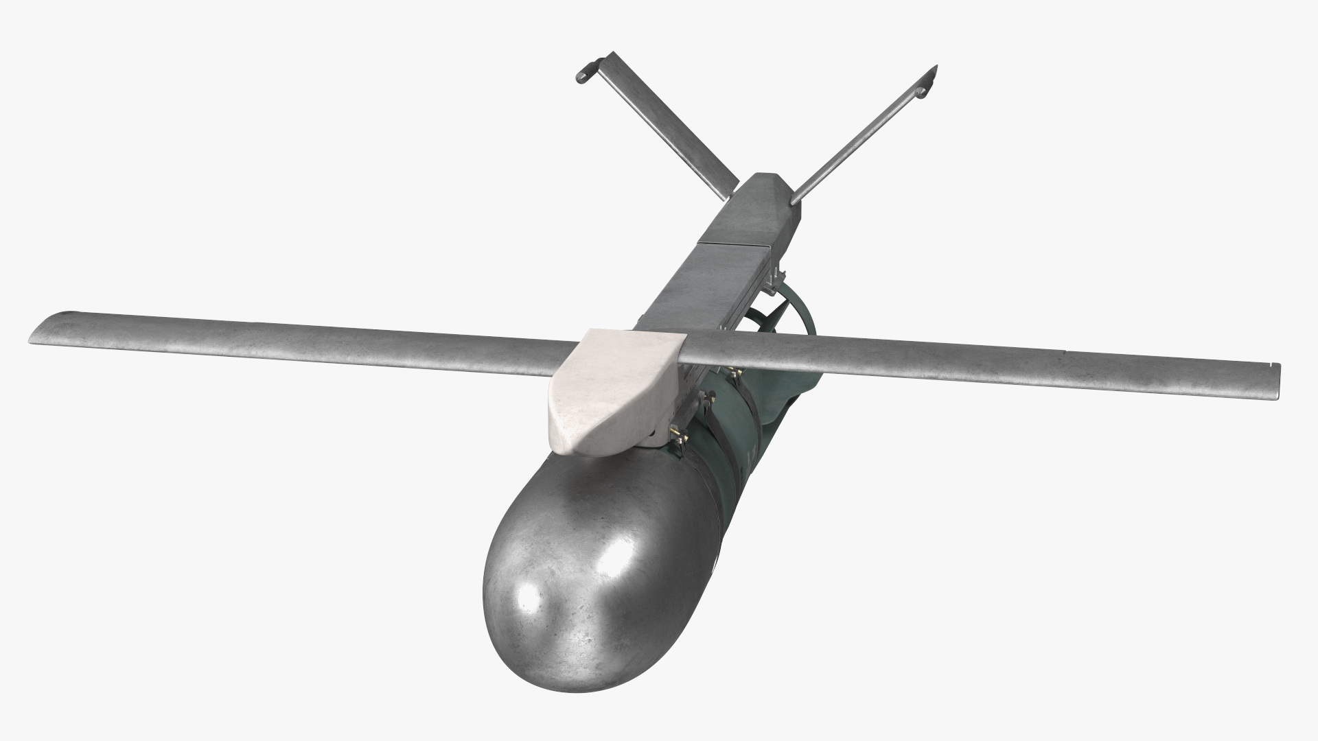 3D model Russian FAB 1500 Air Bomb with UMPK