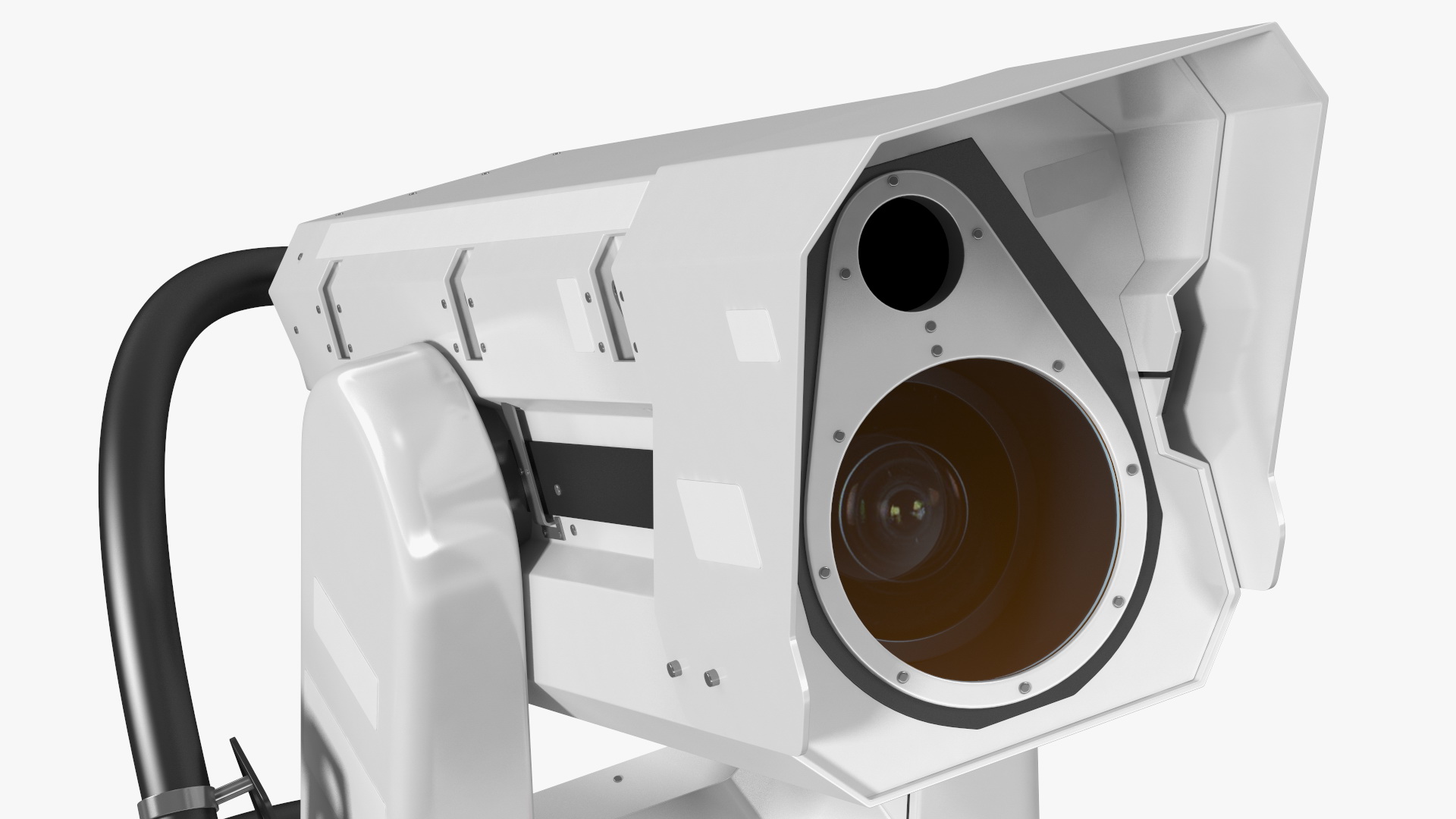 Airport Ceilometer LIDAR Scanner Rigged 3D model