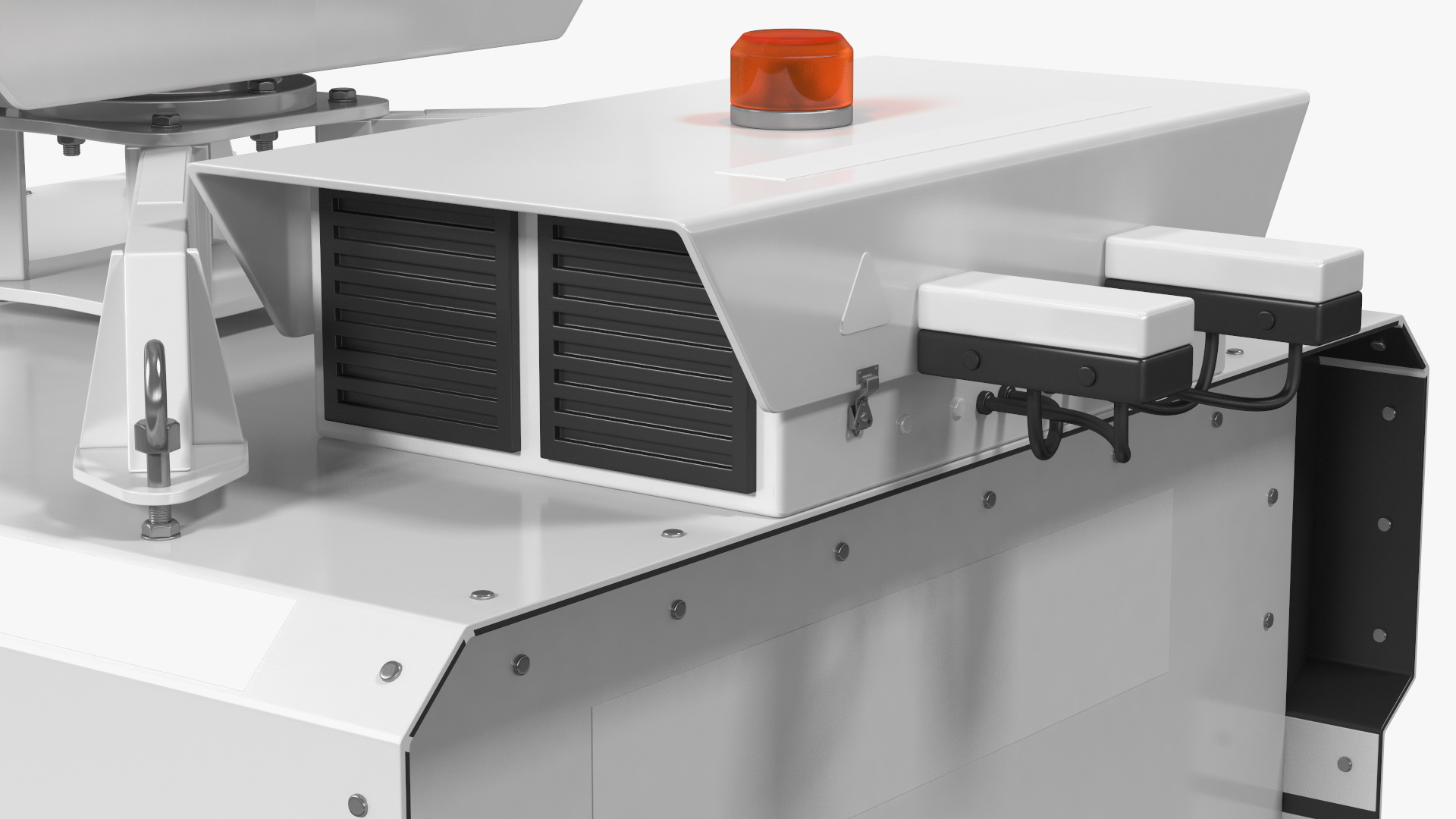 Airport Ceilometer LIDAR Scanner Rigged 3D model