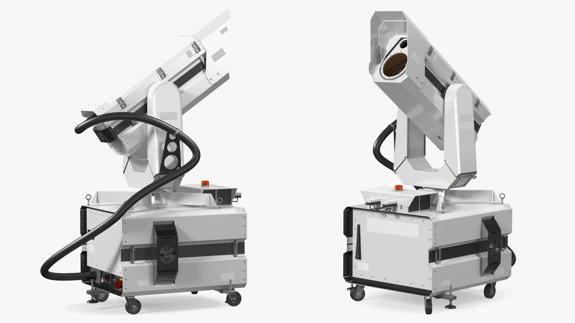 Airport Ceilometer LIDAR Scanner Rigged 3D model