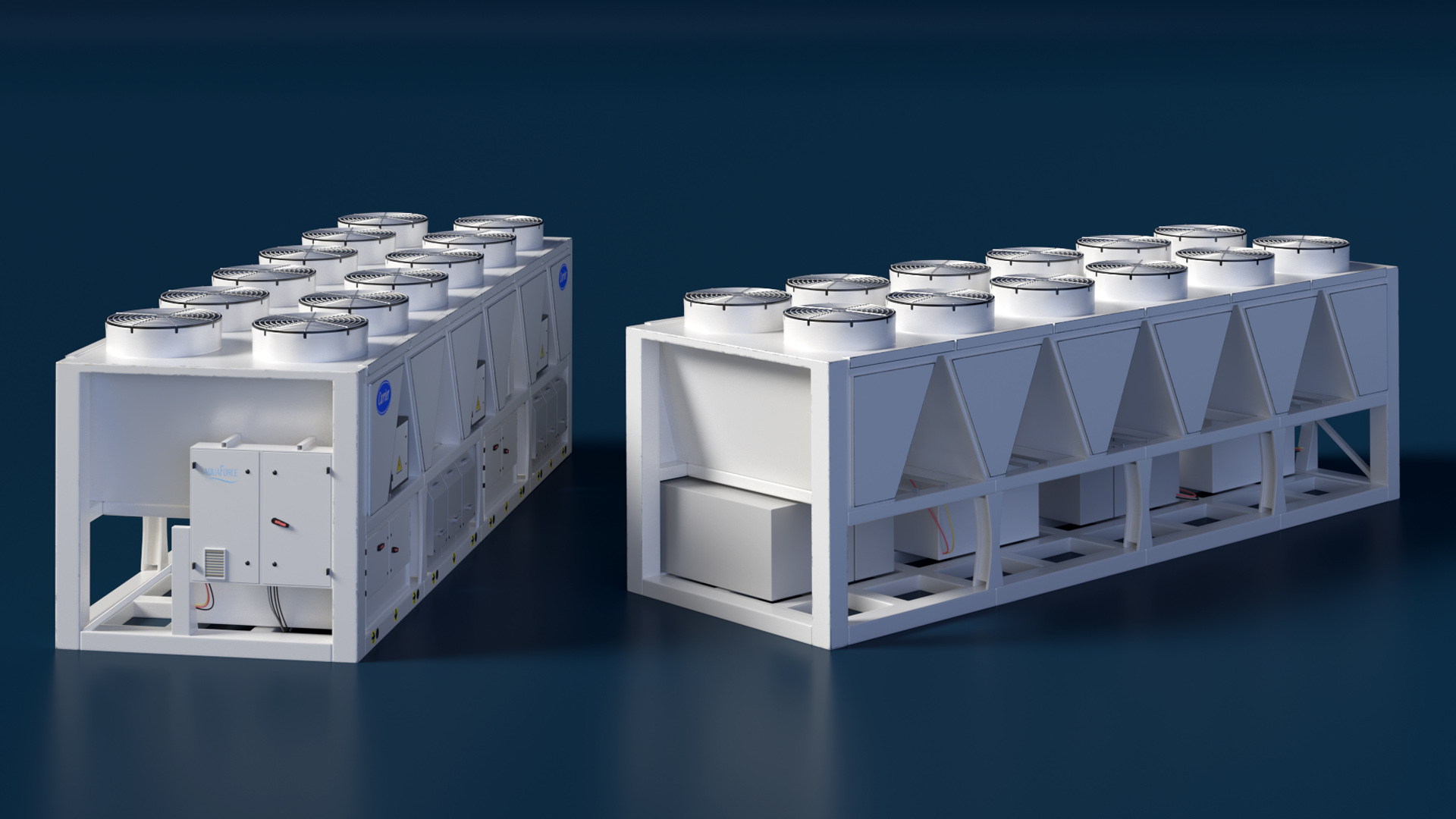 Industrial Air Conditioning Unit 3D