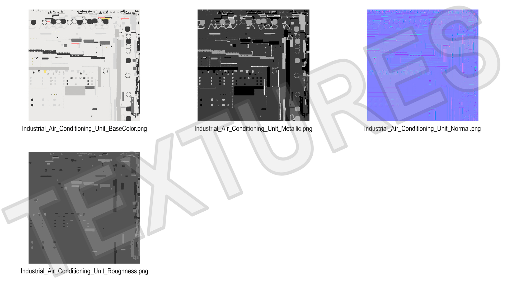 Industrial Air Conditioning Unit 3D