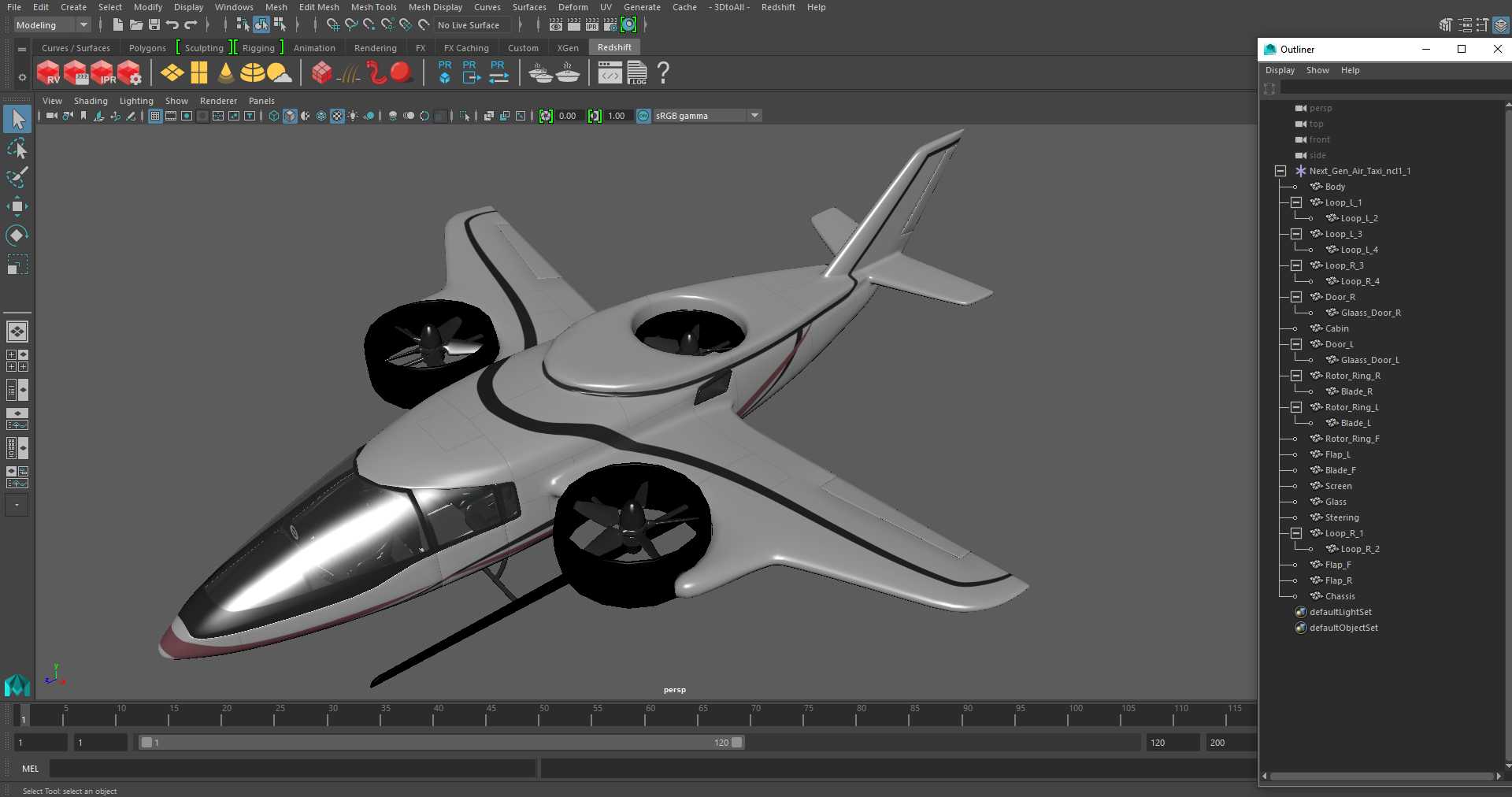 Next Gen Air Taxi 3D