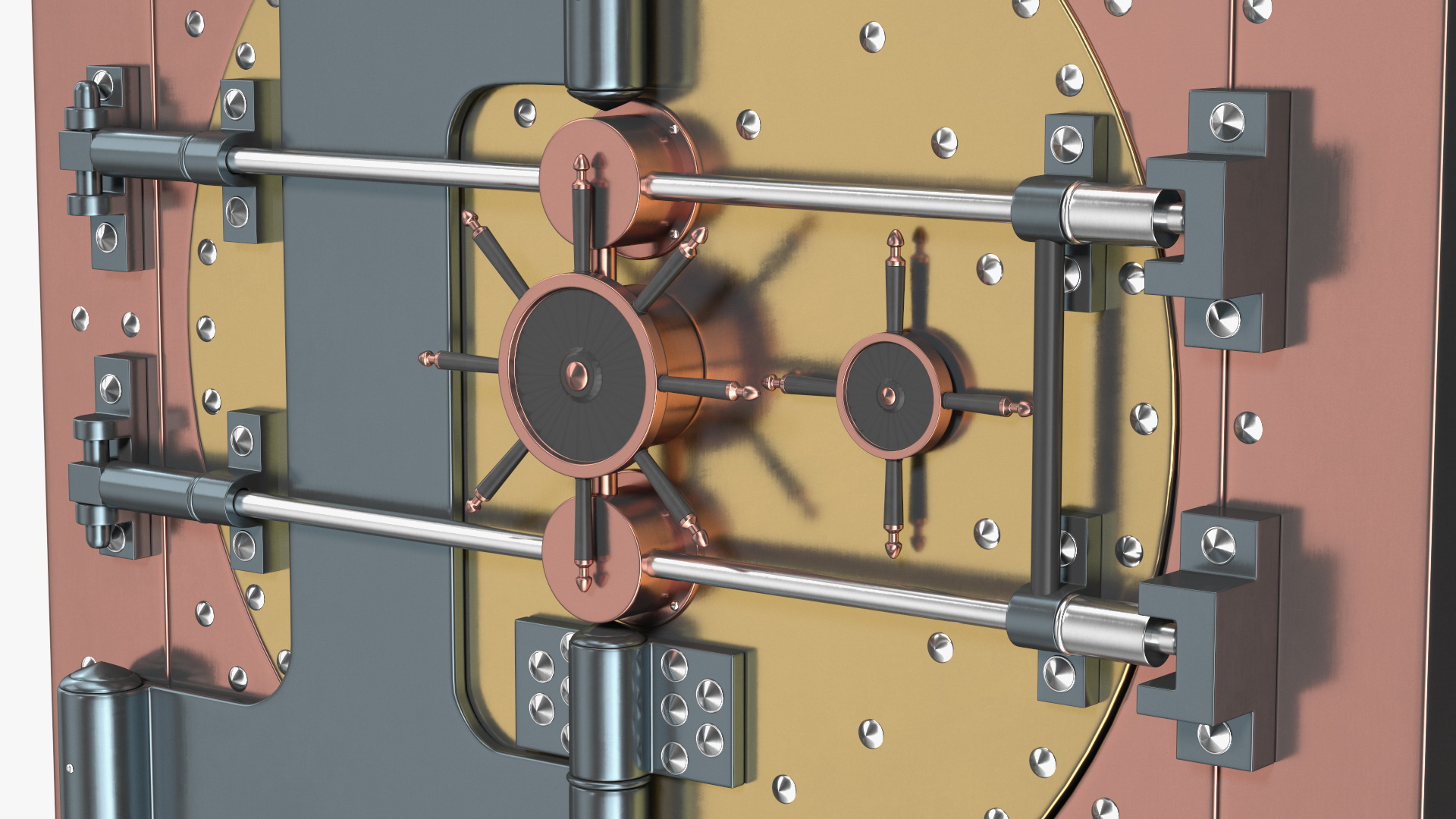 3D model Steampunk Bank Vault Door